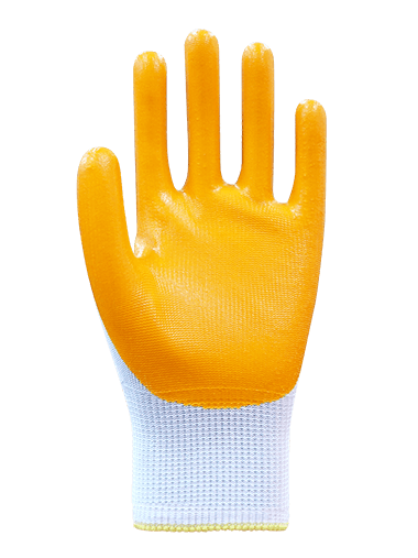 Beybi PN10 Polyester Örme Nitril Eldiven