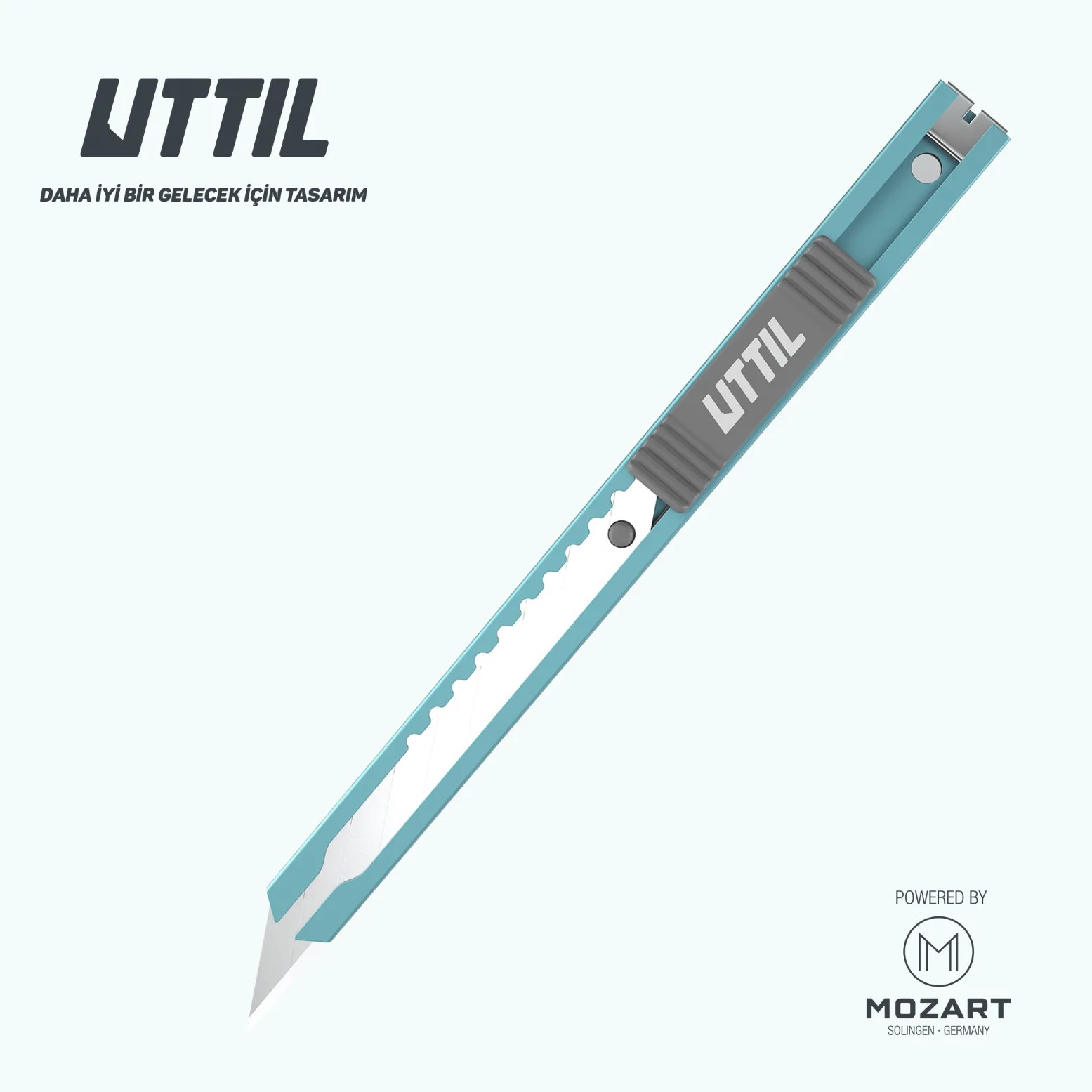 Uttıl Süper İnce 9 mm Oto-Kilit Maket Bıçağı