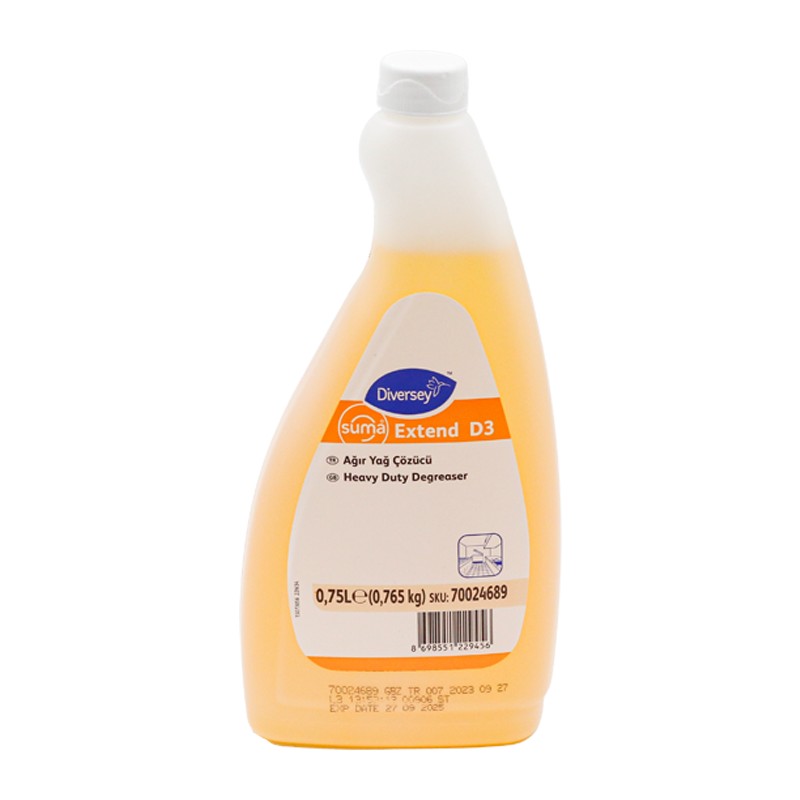 Diversey SUMA Extend D3 Ağır Yağ Çözücü 750 Ml