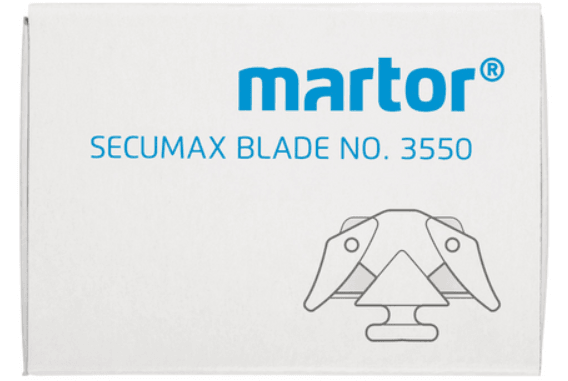 Martor 3550 Çift Taraflı Maket Bıçağı Ucu (10 Adet-Kutu)