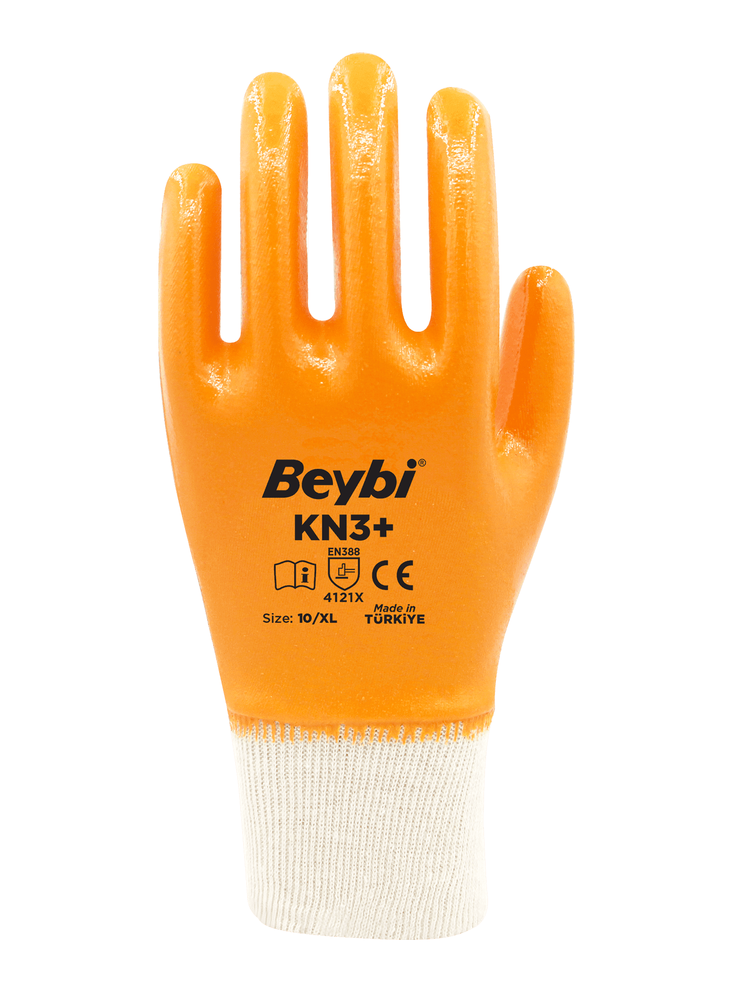 Beybi KN3+ Nitril Kaplı Pamuk Eldiven