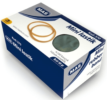 Mas MİNİ %100 KAUÇUK LASTİK 50 GR