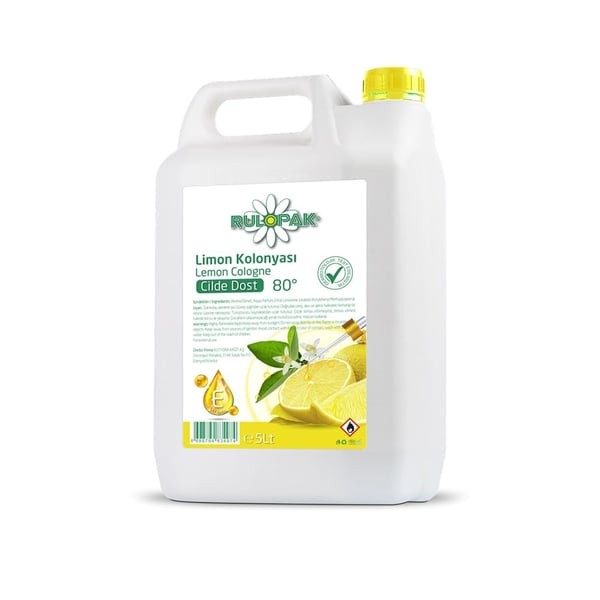 Rulopak Limon Kolonyası 5000 Ml