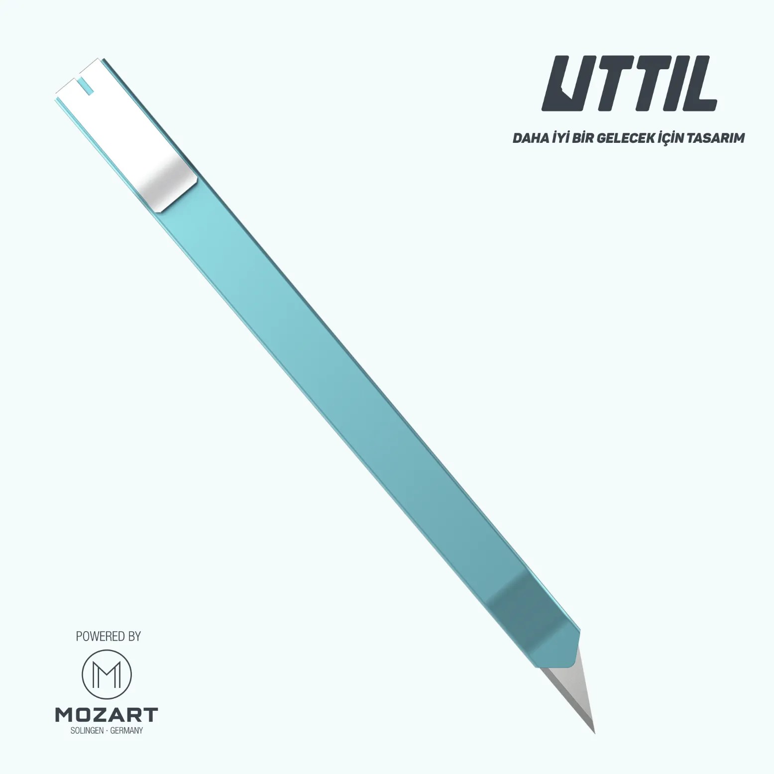 Uttıl Süper İnce 9 mm Oto-Kilit Maket Bıçağı