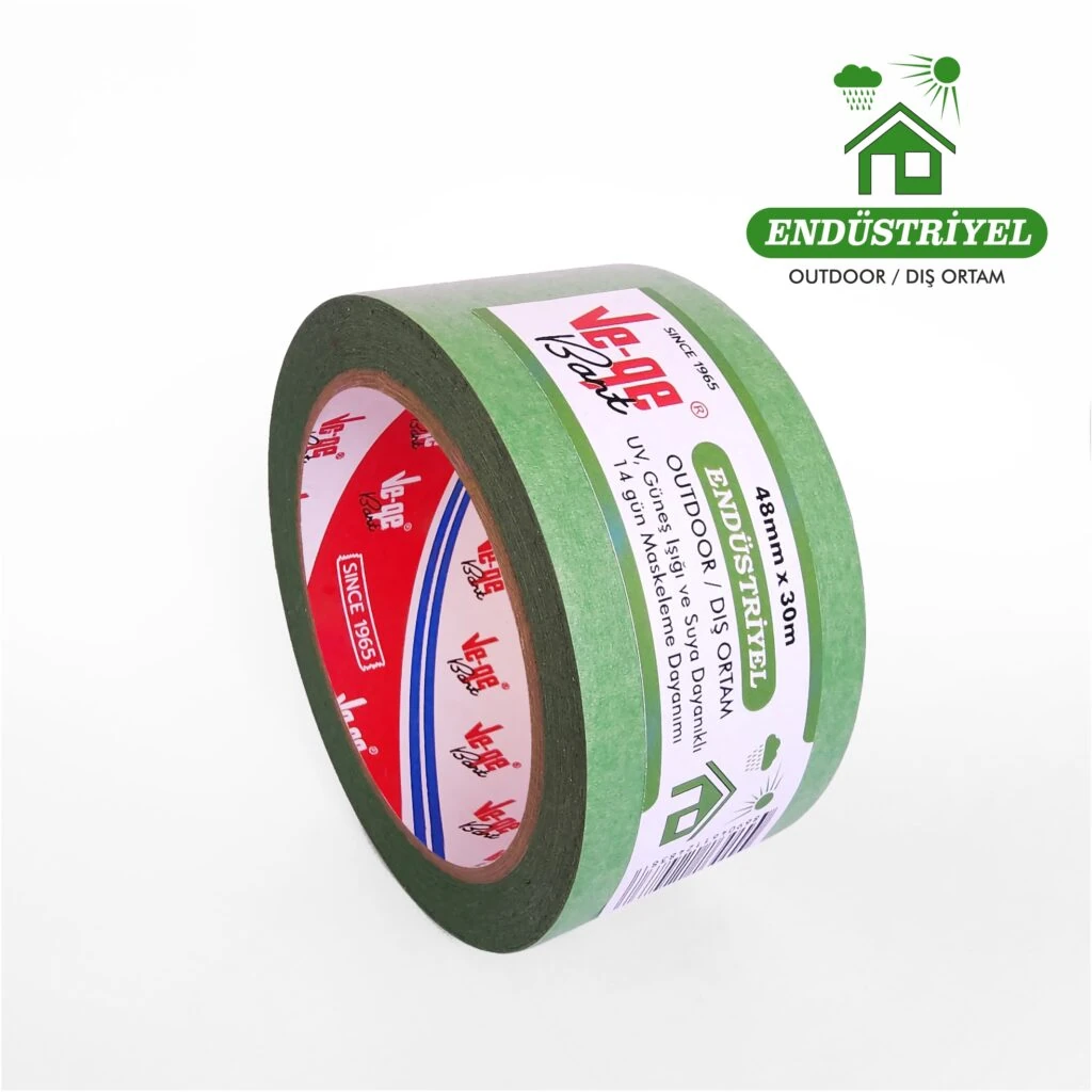 Bant - Maskeleme Bandı - Endüstriyel Yeşil Dış Ortam Outdoor