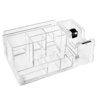 Masa Üstü Set - Çok Gözlü Kalemlik ve Bant Kesicili