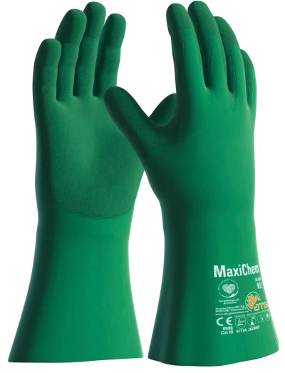 ATG MaxiChem® with TRItech™ 76-830 Daha İnce ve Konforlu Kimyasal İş Eldiveni 35 cm