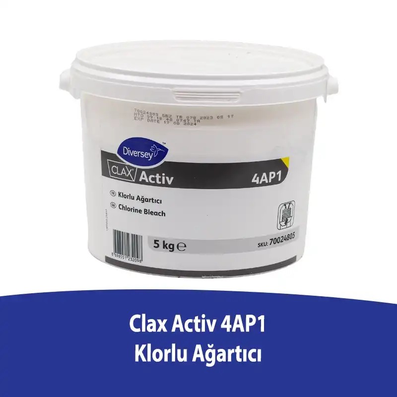 Diversey CLAX Activ 4AP1 Klorlu Ağartıcı 5 Kg