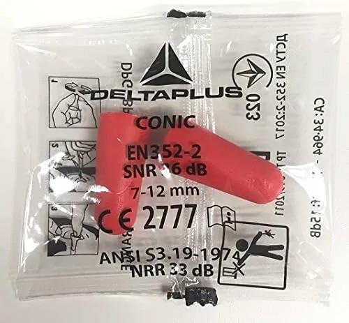 Delta Plus CONIC200 36DB Poliüretan Ipsiz Kulak Tıkacı (Çift Paketli)-200'lü Kutu