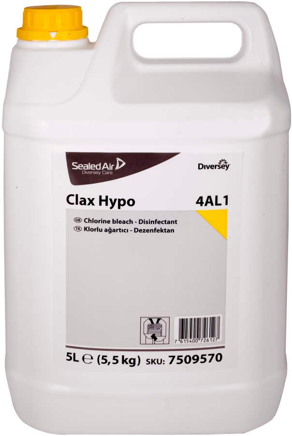 Diversey CLAX Hypo 4AL1 Klorlu Sıvı Ağrıtıcı 5 L