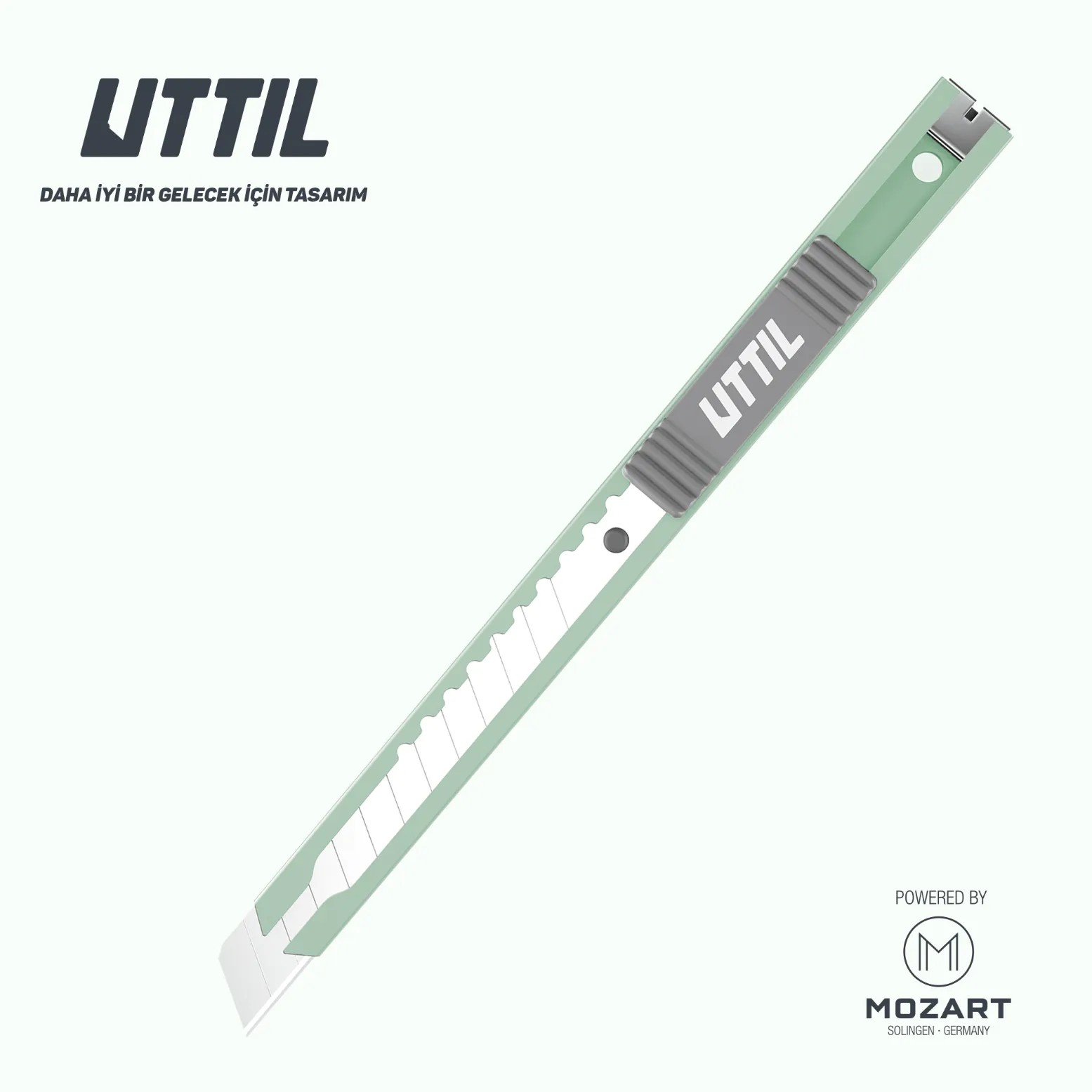 Uttıl Süper İnce 9 mm Oto-Kilit Maket Bıçağı