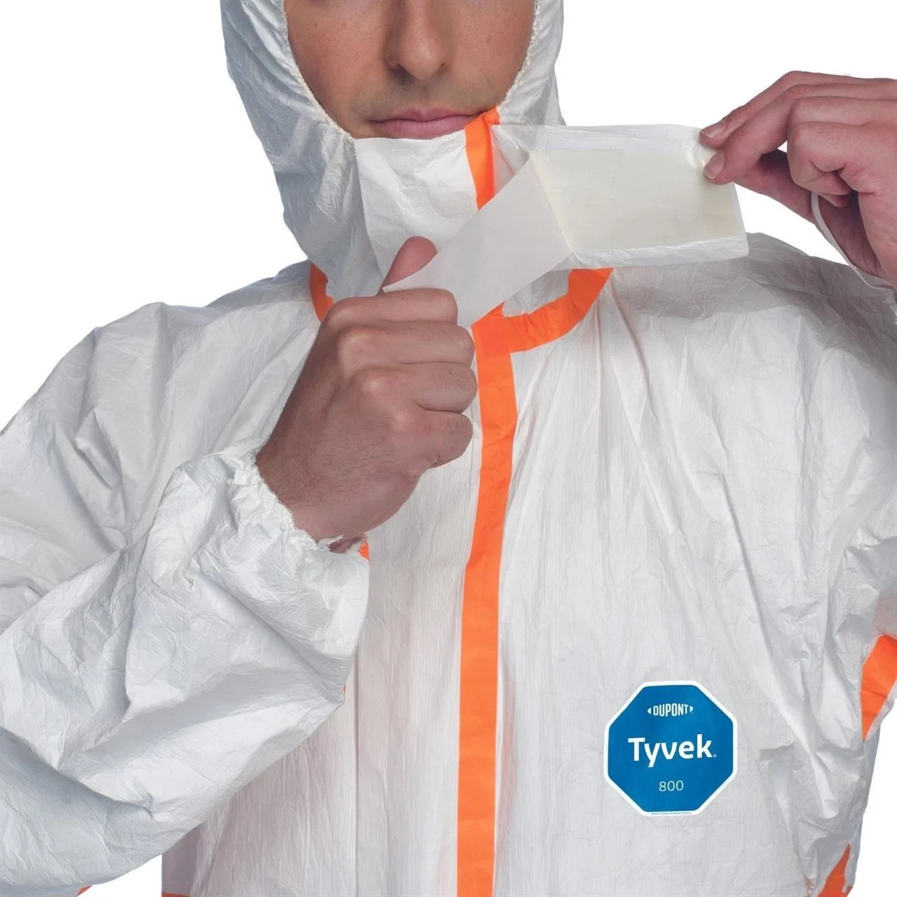 DuPont™ Tyvek® 800J Kapüşonlu Tek Kullanımlık Tulum