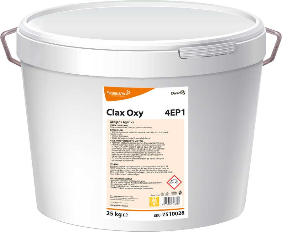 Diversey CLAX Oxy 4EP1 Oksijenli Toz Ağrıtıcı 25 kg