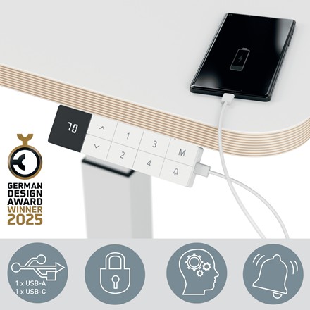 Leitz ERGO Elektrikli Sit Standing Küçük Çalışma Masası