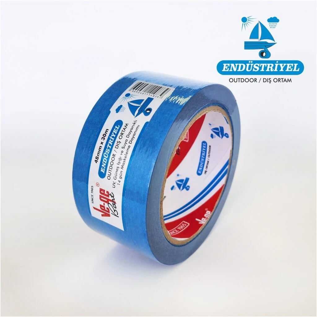 Bant -  Maskeleme Bandı - Endüstriyel Mavi Dış Ortam Outdoor