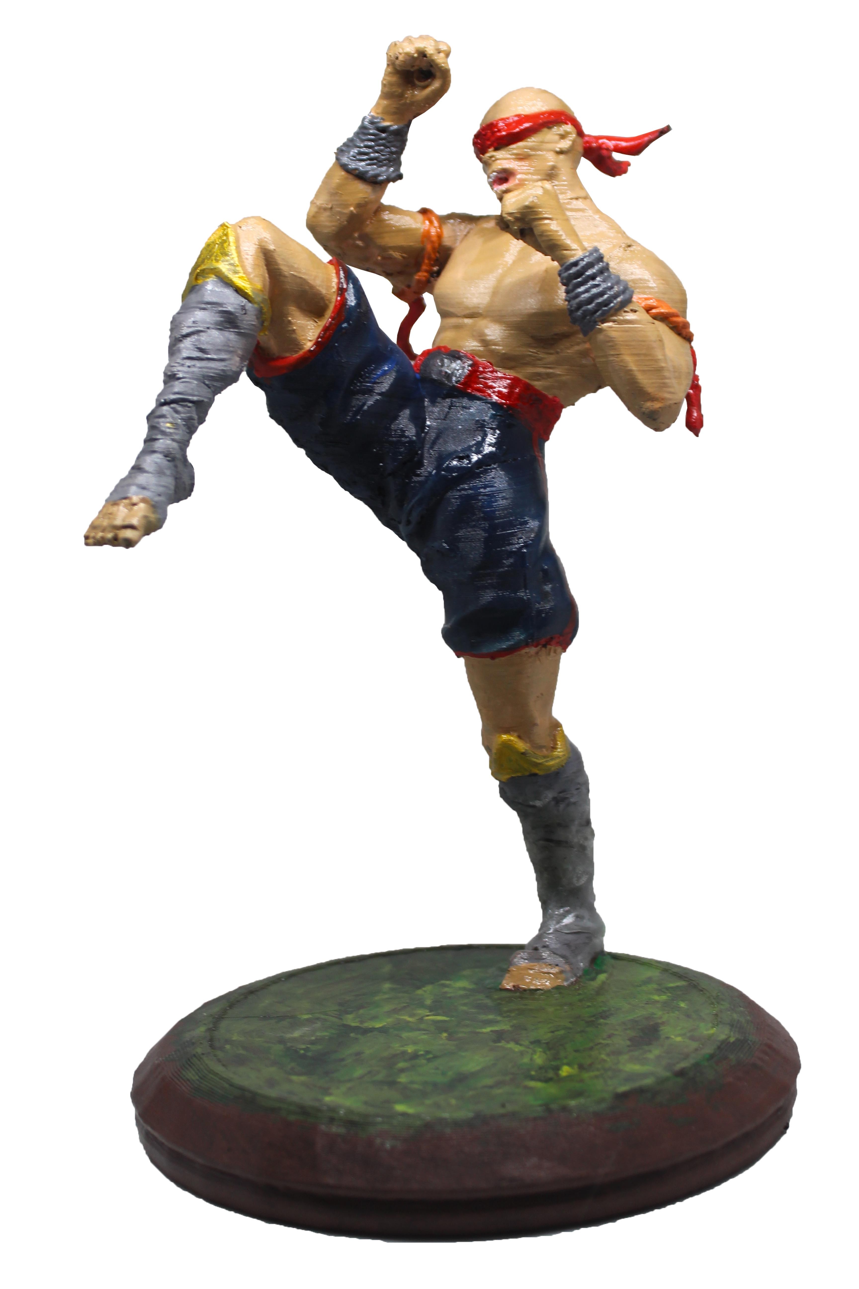 Muay Thai Lee sin League of Legends Figure