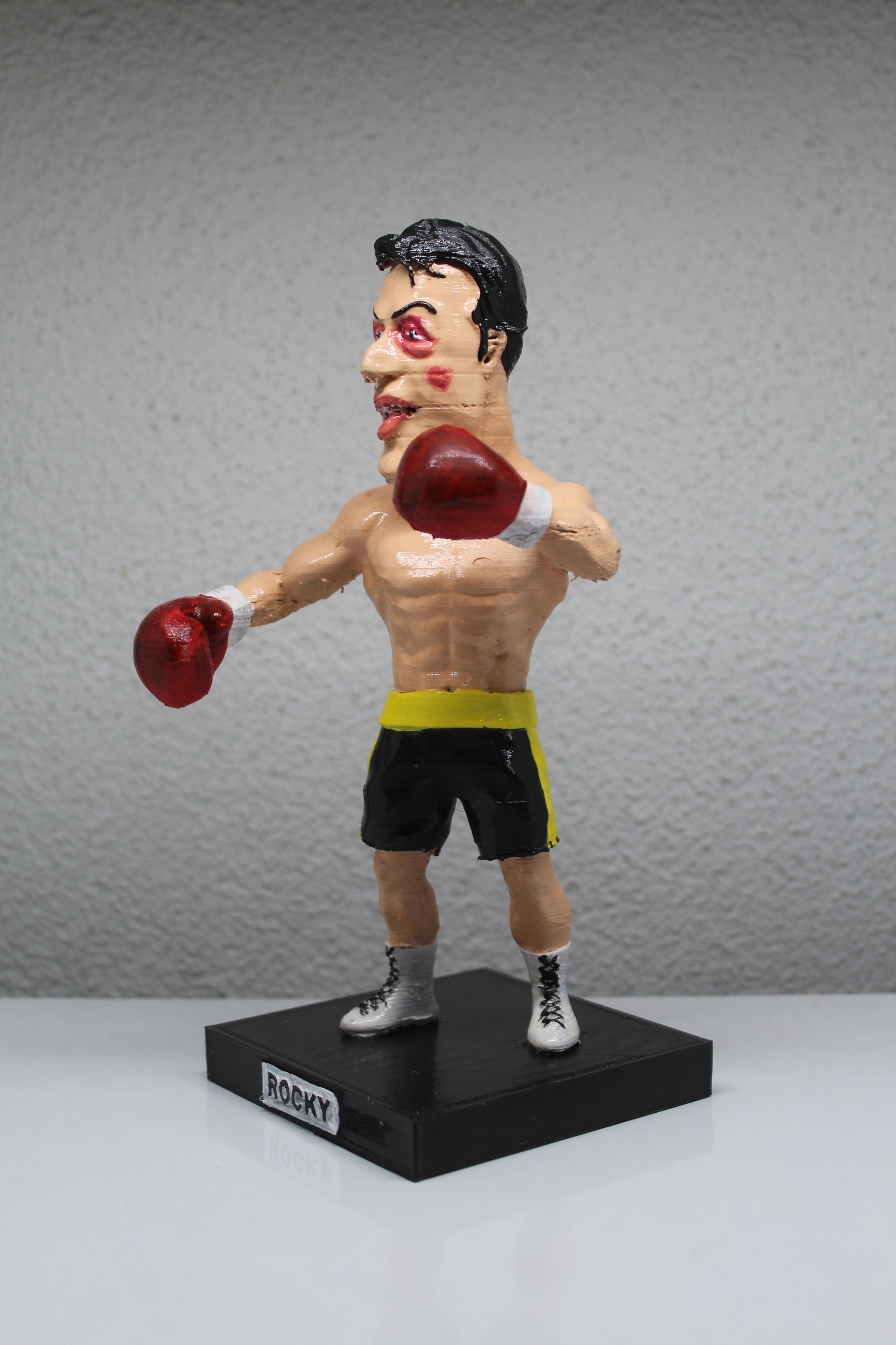 Rocky Balboa Boksör Figür