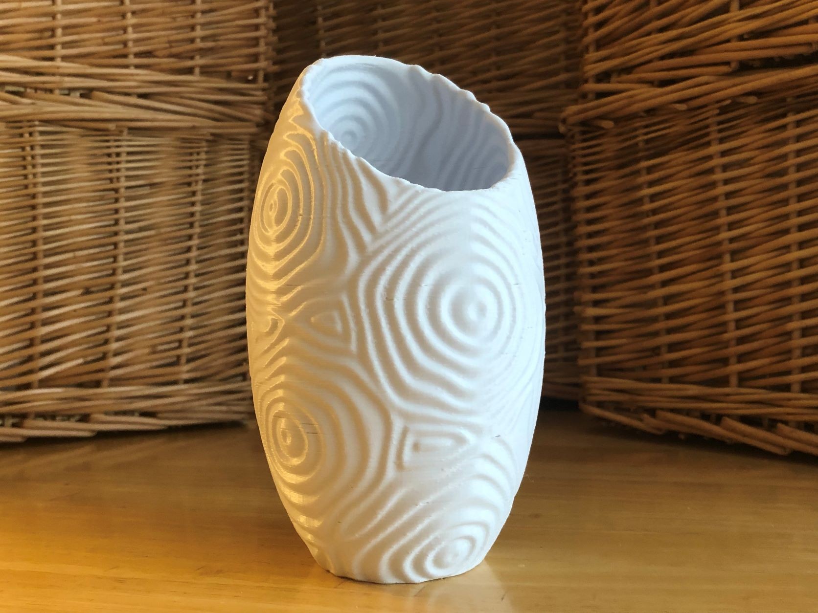 Modern White Vase