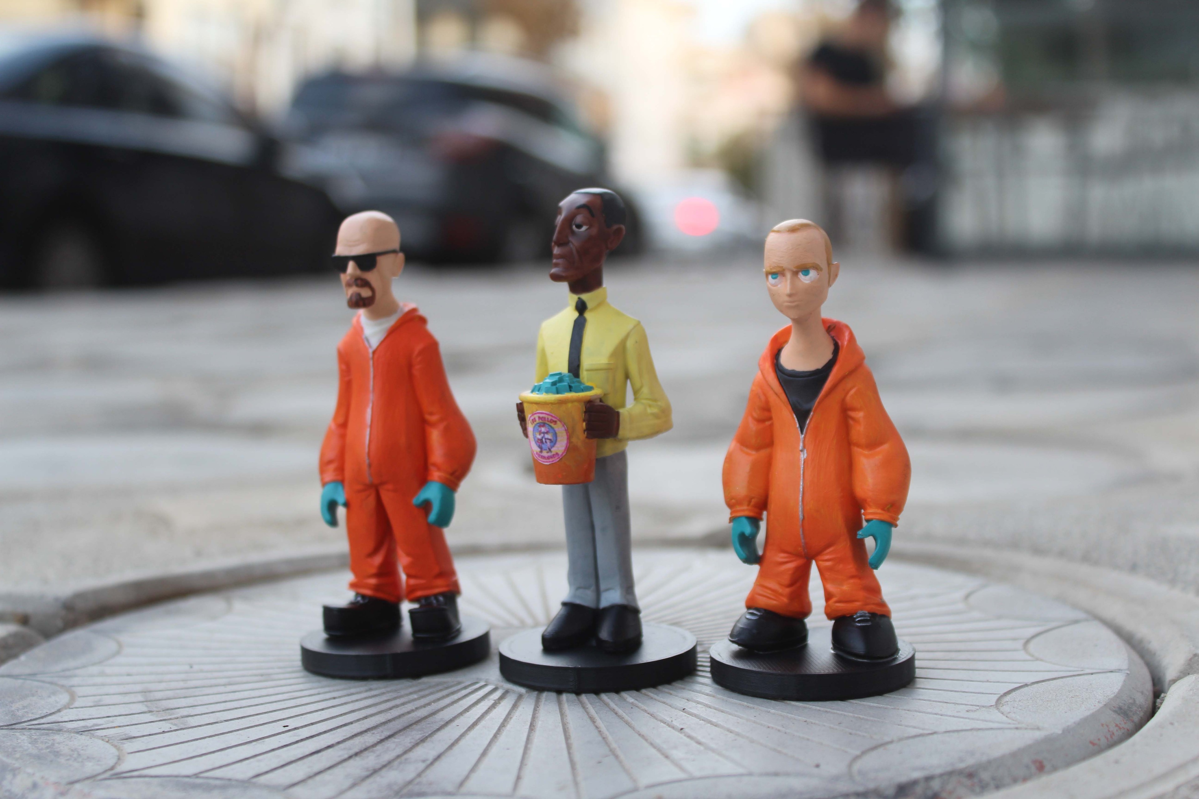 Breaking Bad, Walter White & Jessie Pinkman & Gustavo Fring Set Figure