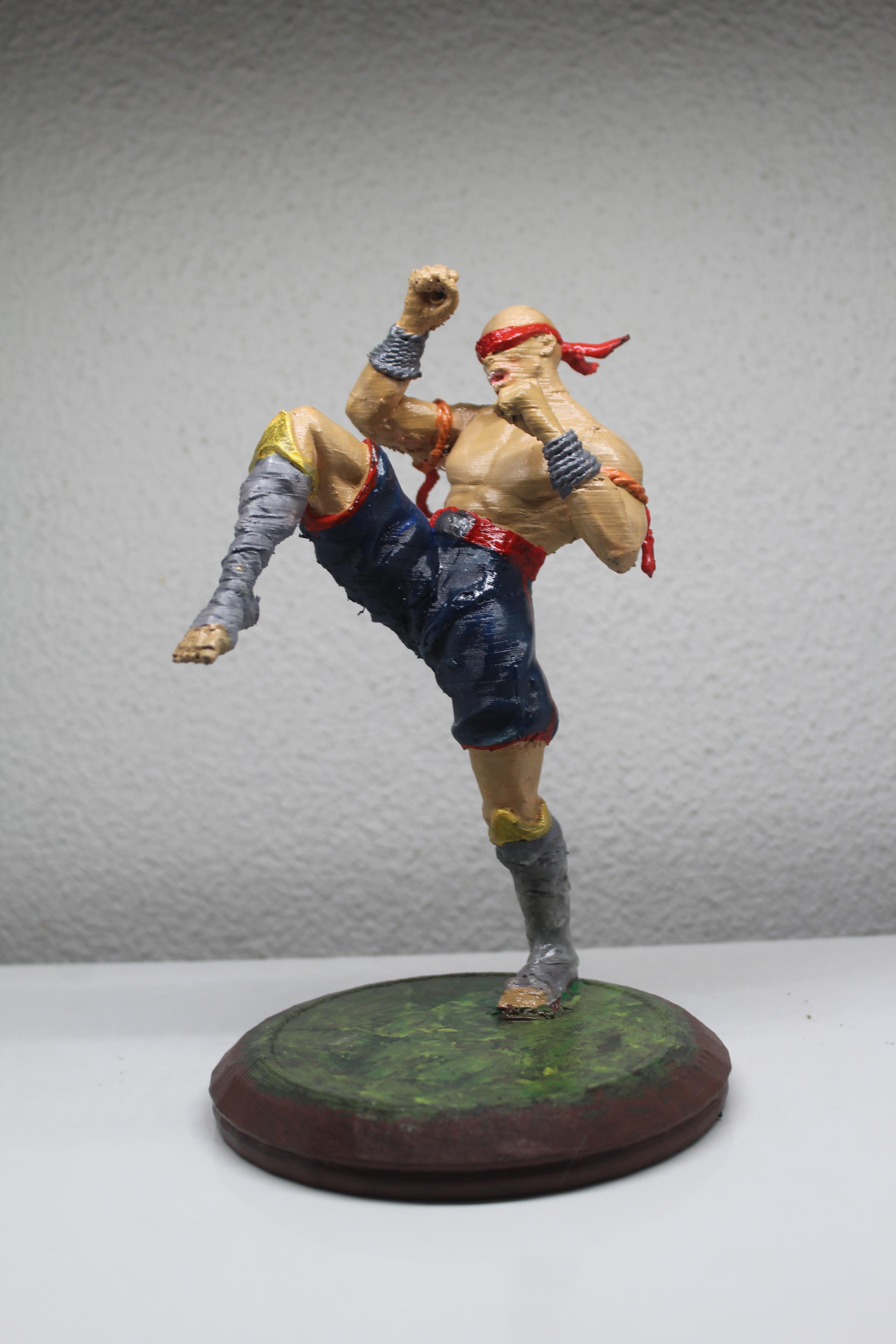 Muay Thai Lee sin League of Legends Figure