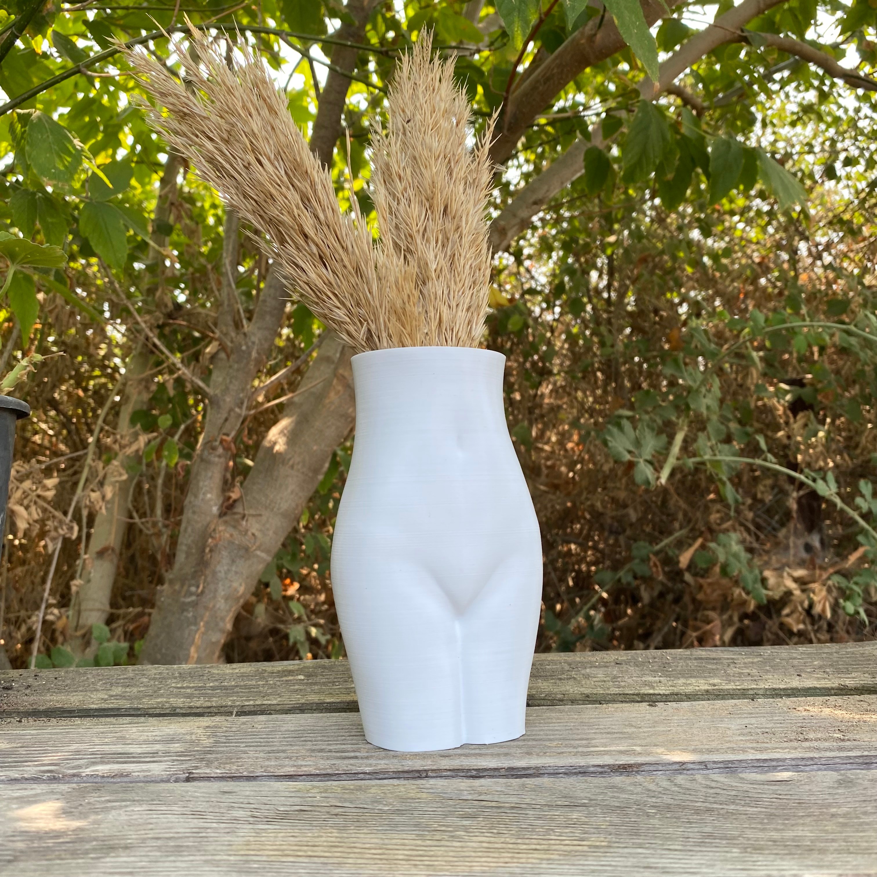 Kadın Vucudu Minimalist Modern Vazo 
