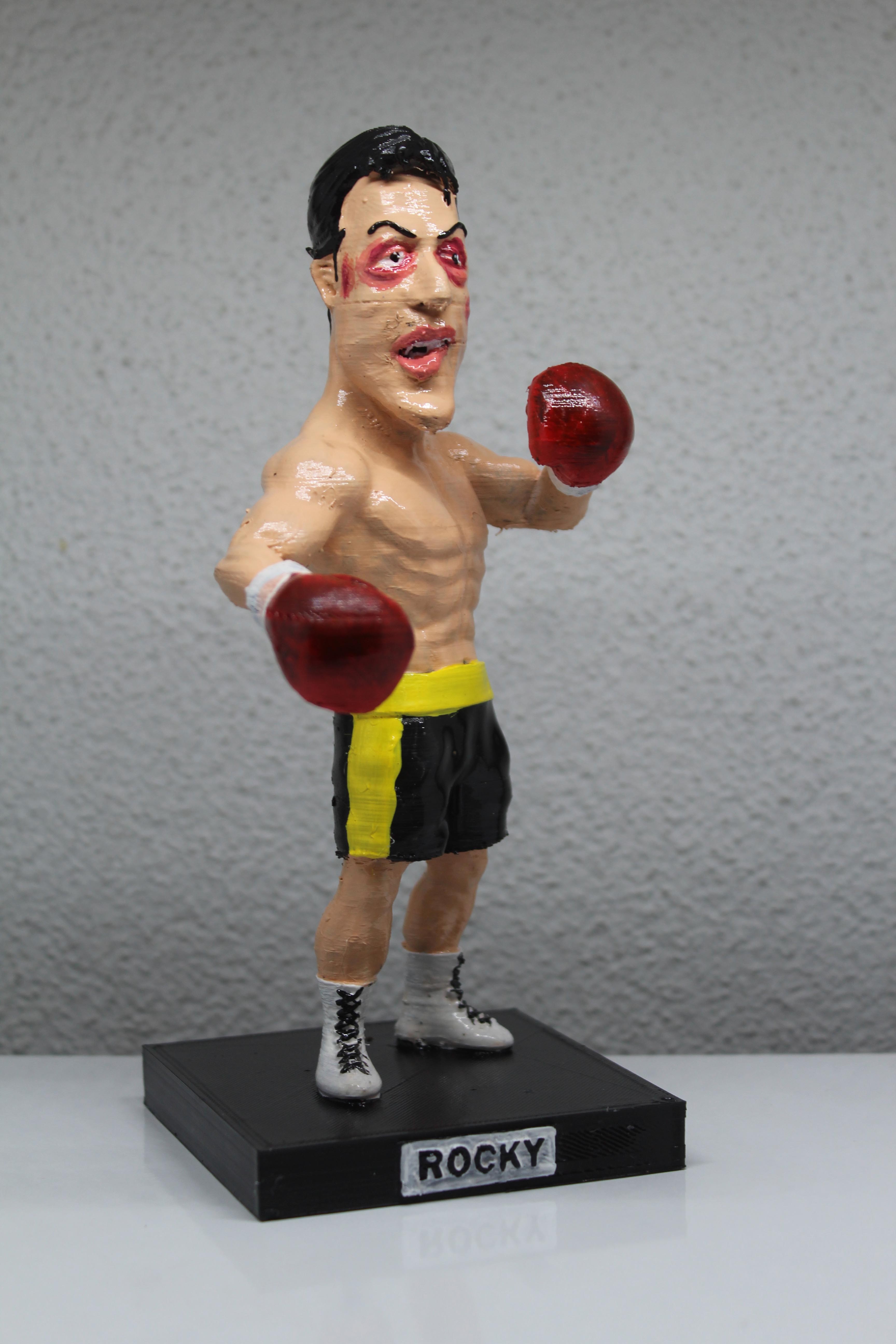 Rocky Balboa Boksör Figür