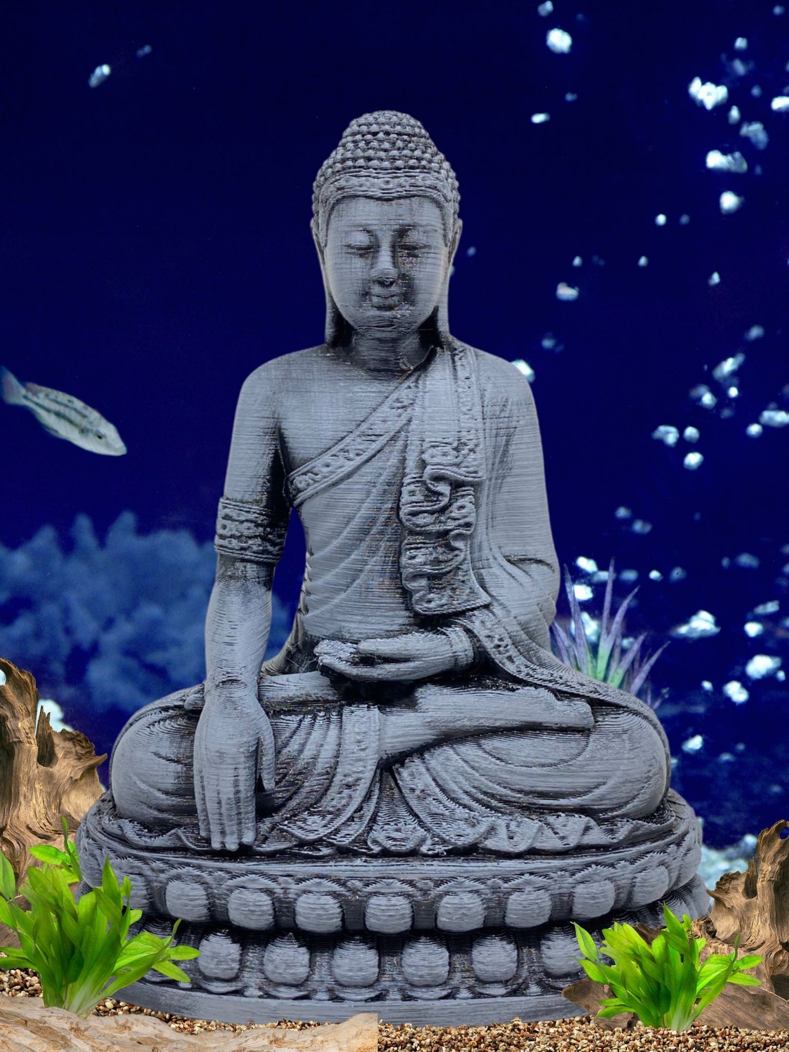 Buddha Akvaryum Dekor ve Aksesuar