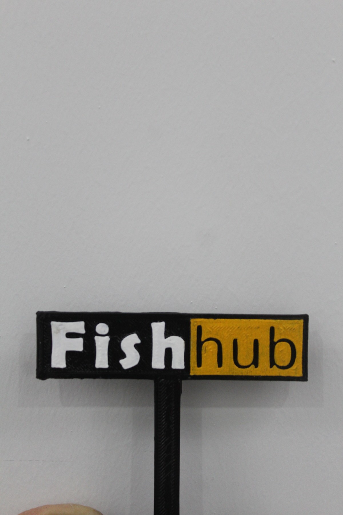 FishHub Akvaryum Dekoru Aksesuarı Komik Tabela