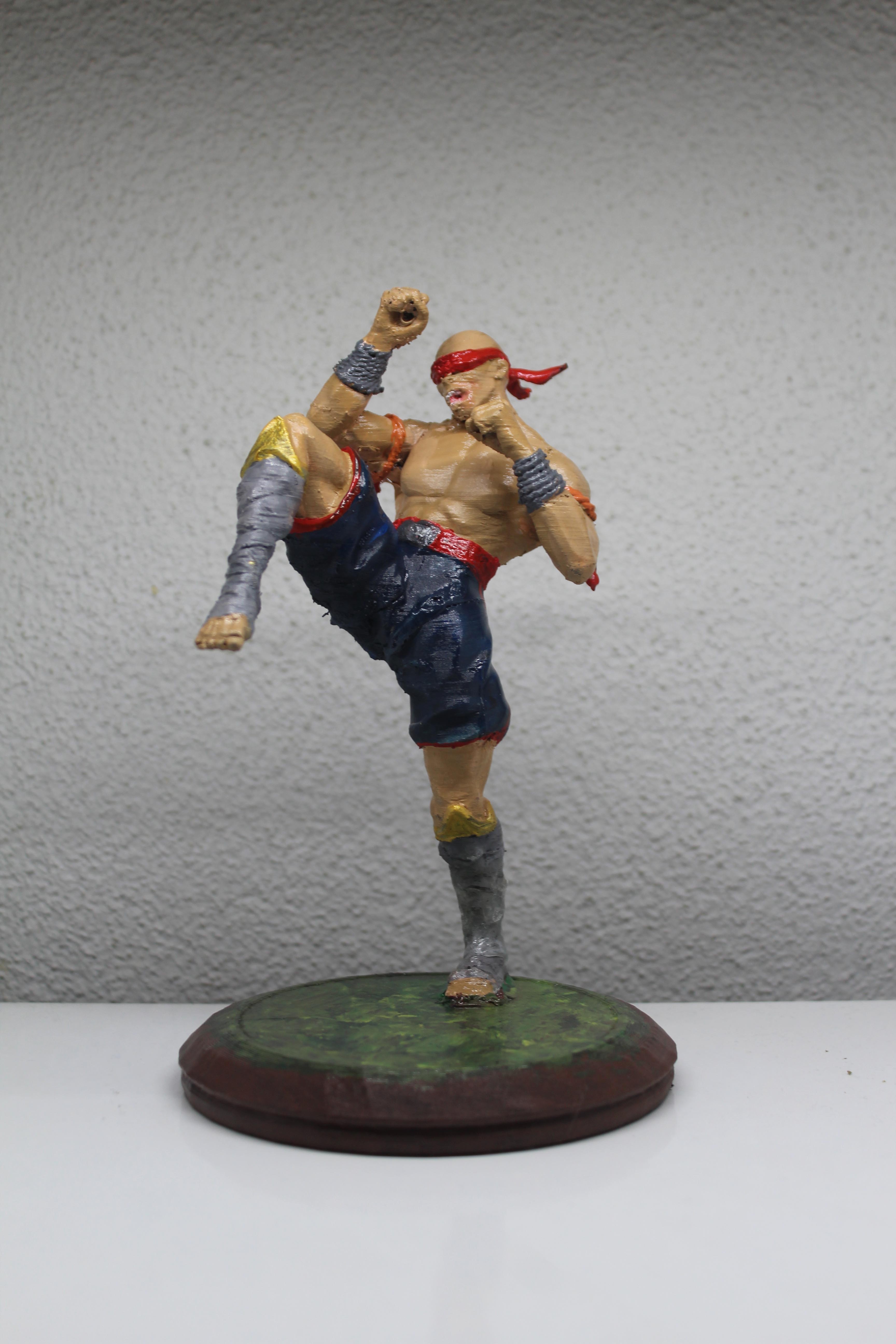 Muay Thai Lee sin League of Legends Figure