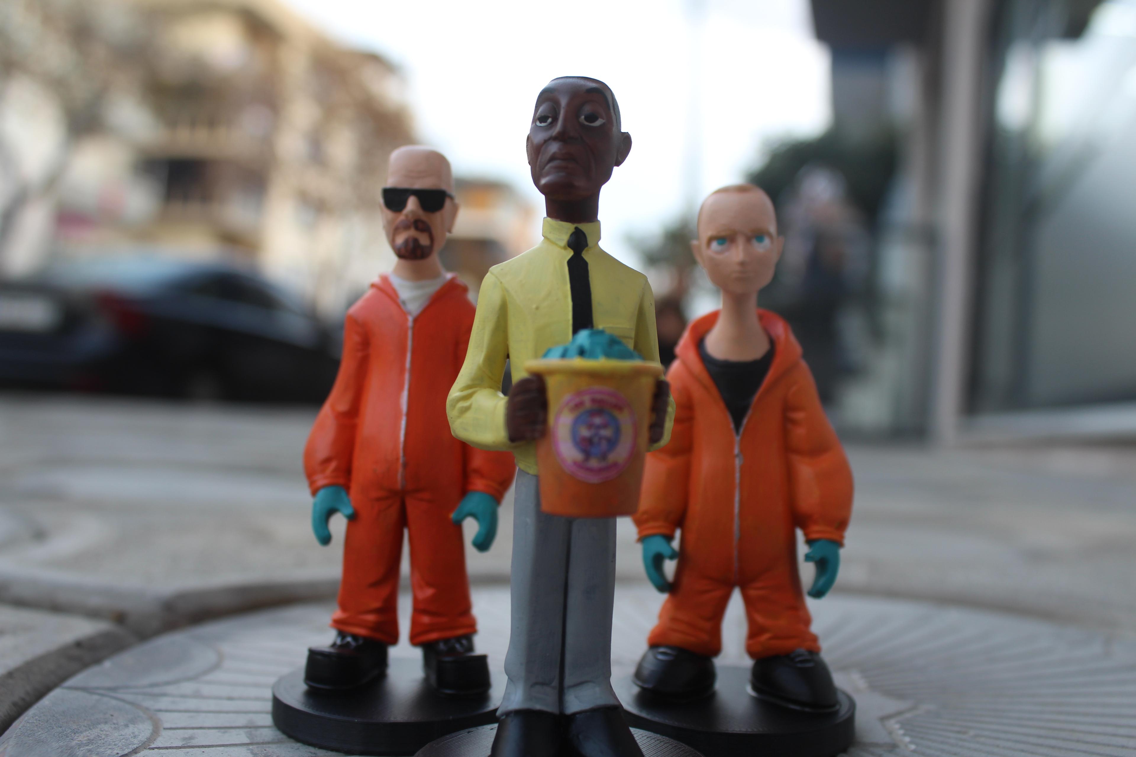 Breaking Bad, Walter White & Jessie Pinkman & Gustavo Fring Set Figure