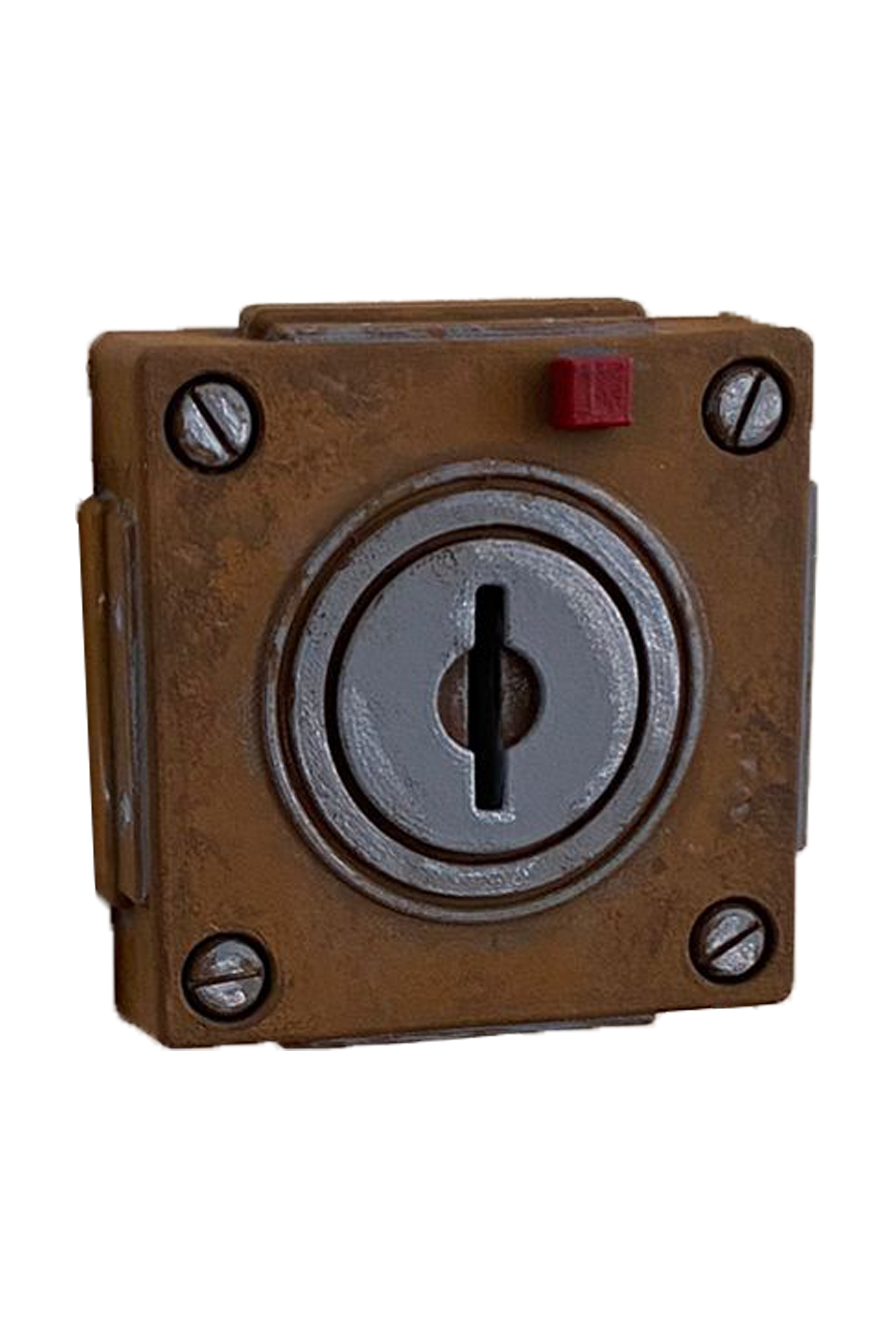 Rust Game Keylock Wooden Door Lock