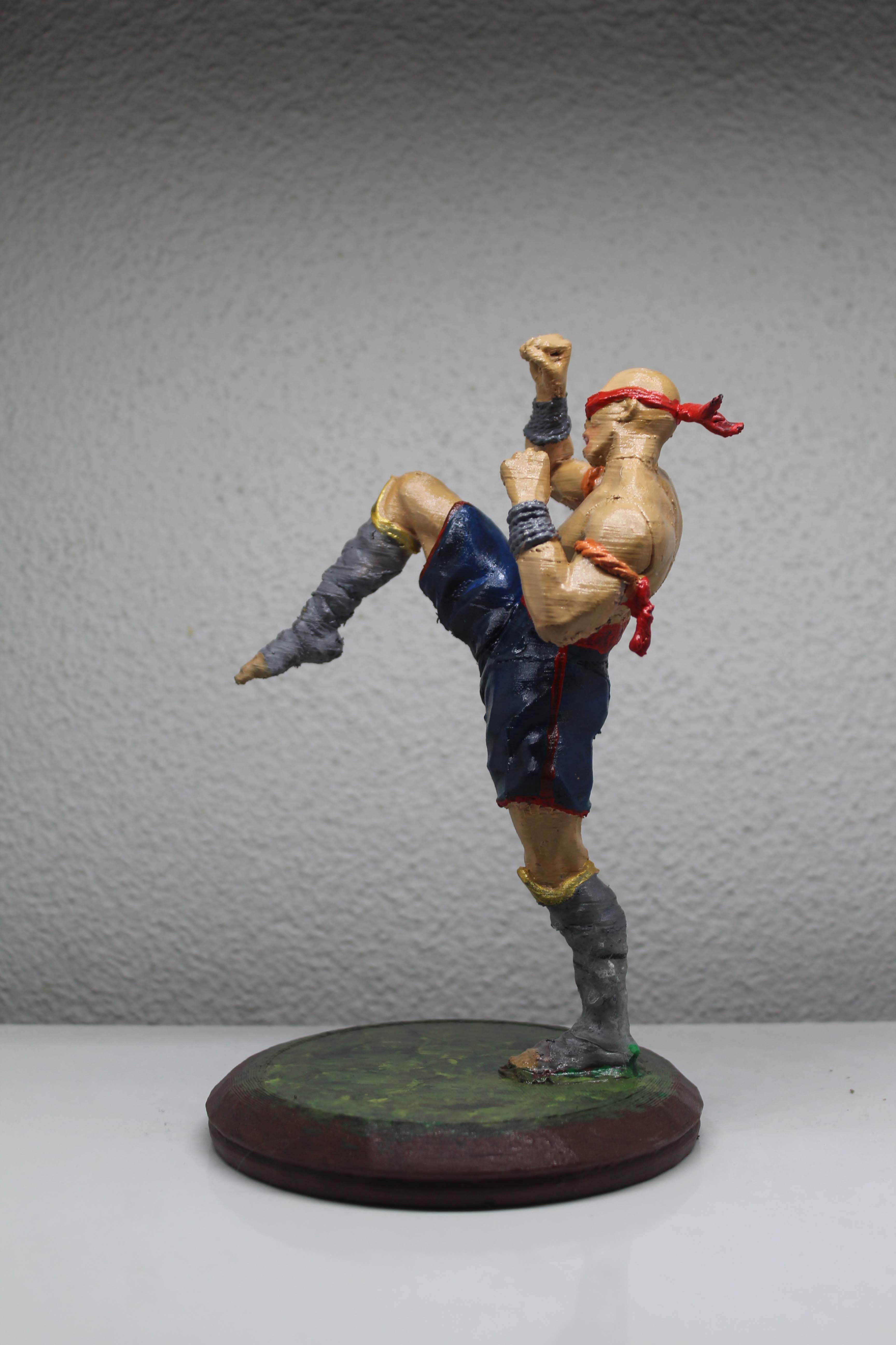 Muay Thai Lee sin League of Legends Figure