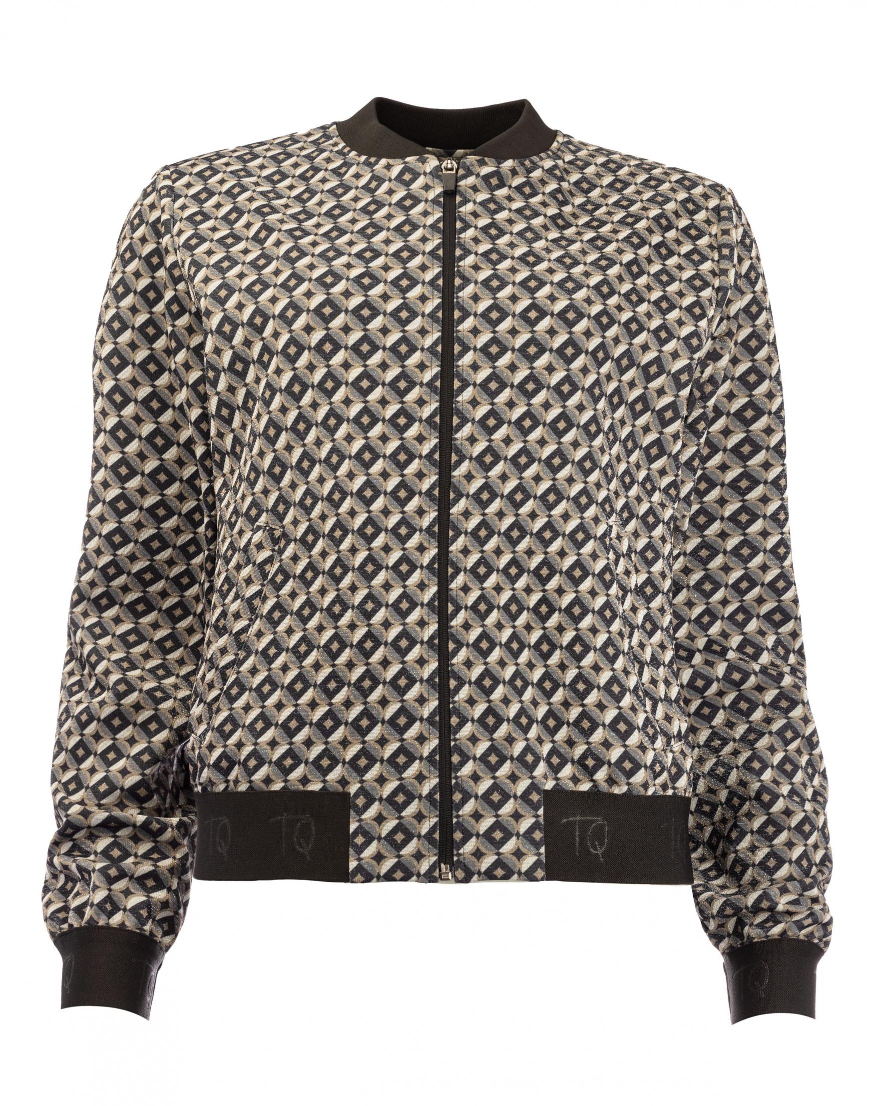 Bomber Jacquard Silver Foil