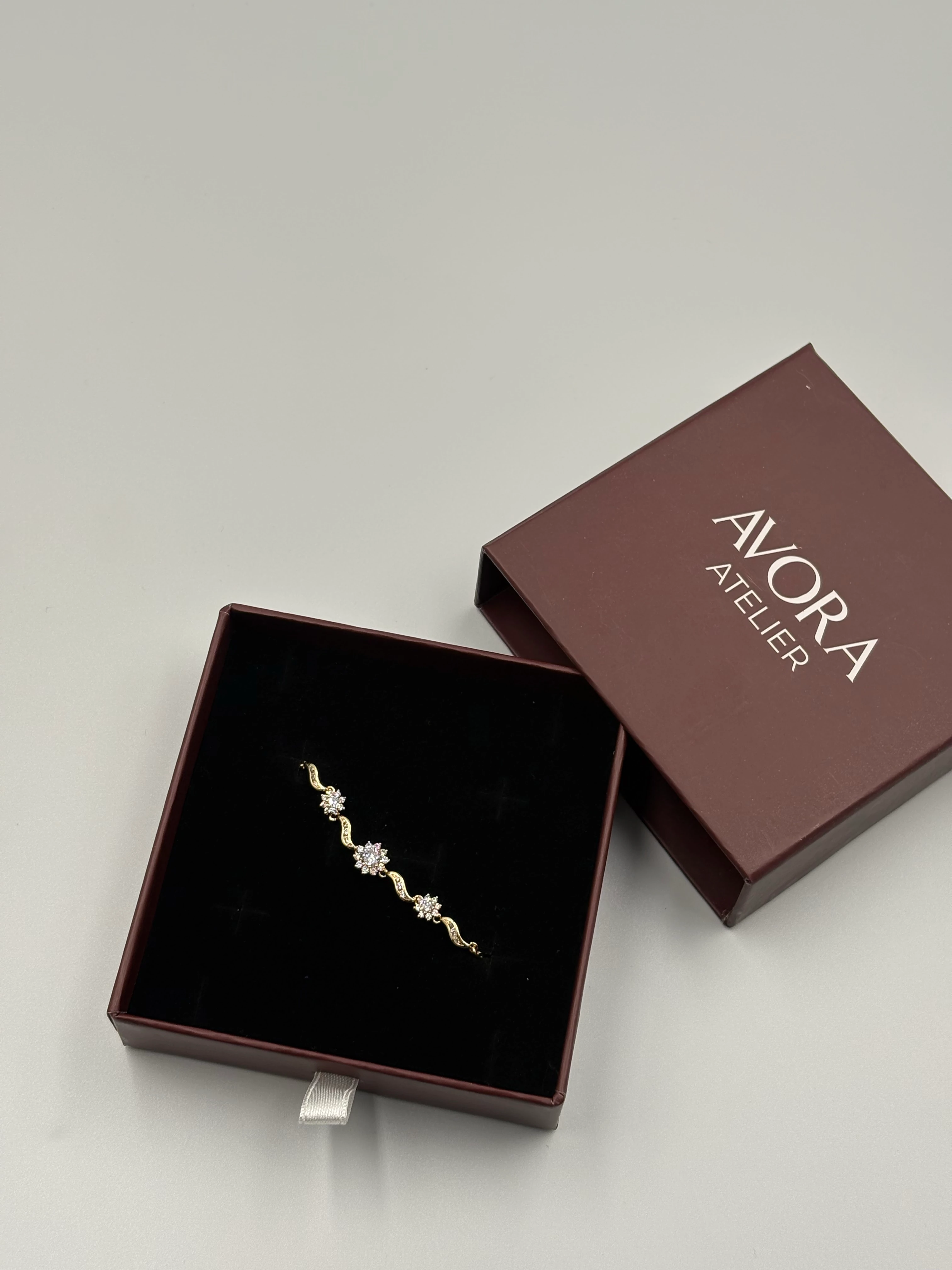 Luna çiçeği bileklik (GOLD)