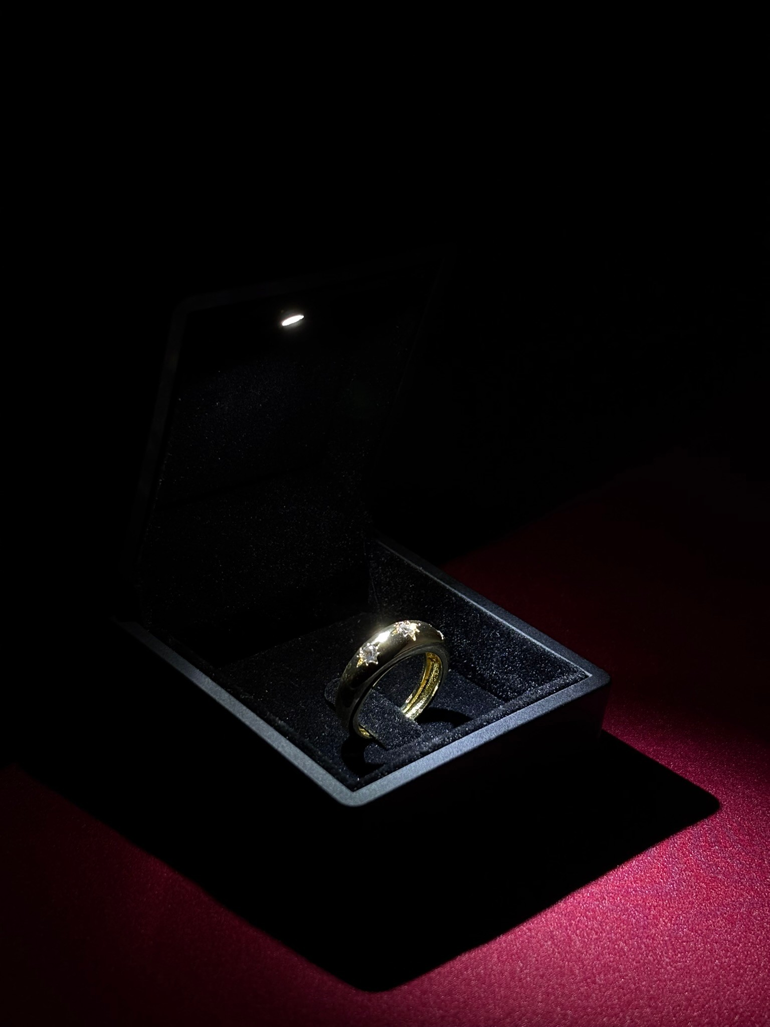 Kutup Yıldızı alyans yüzük (GOLD)