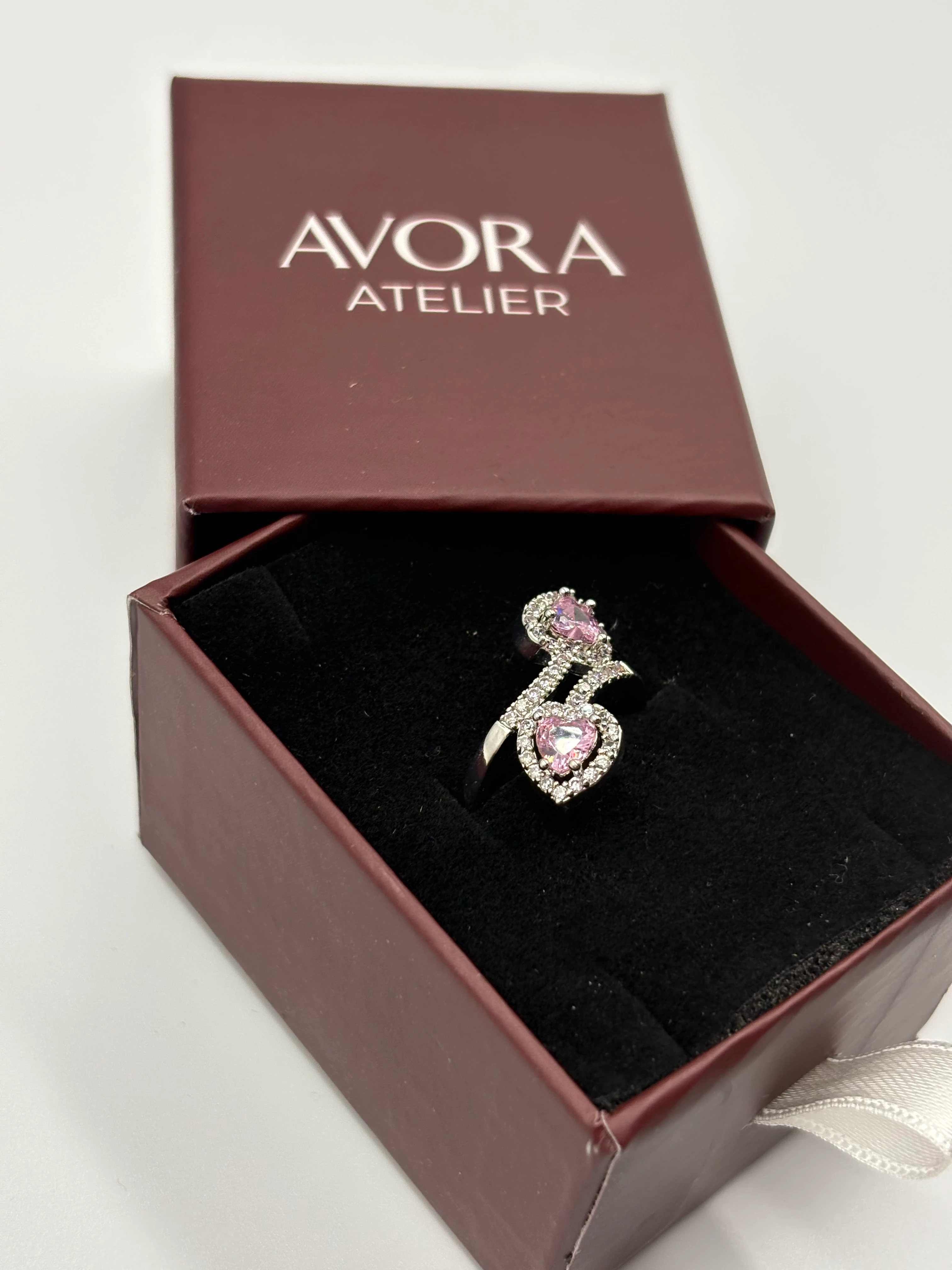 Twins of love pembe yüzük