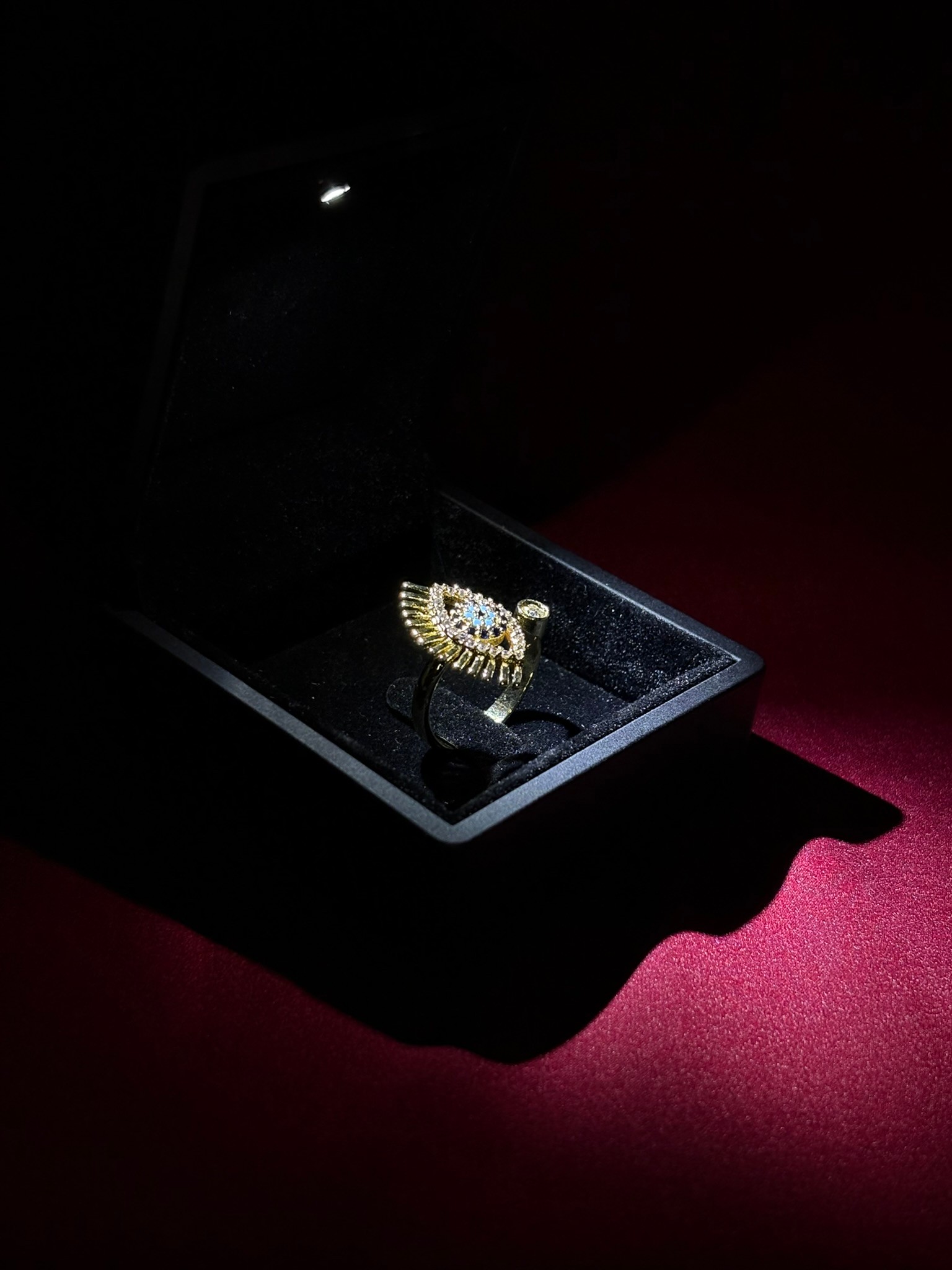 Manifest Detaylı yüzük (GOLD)