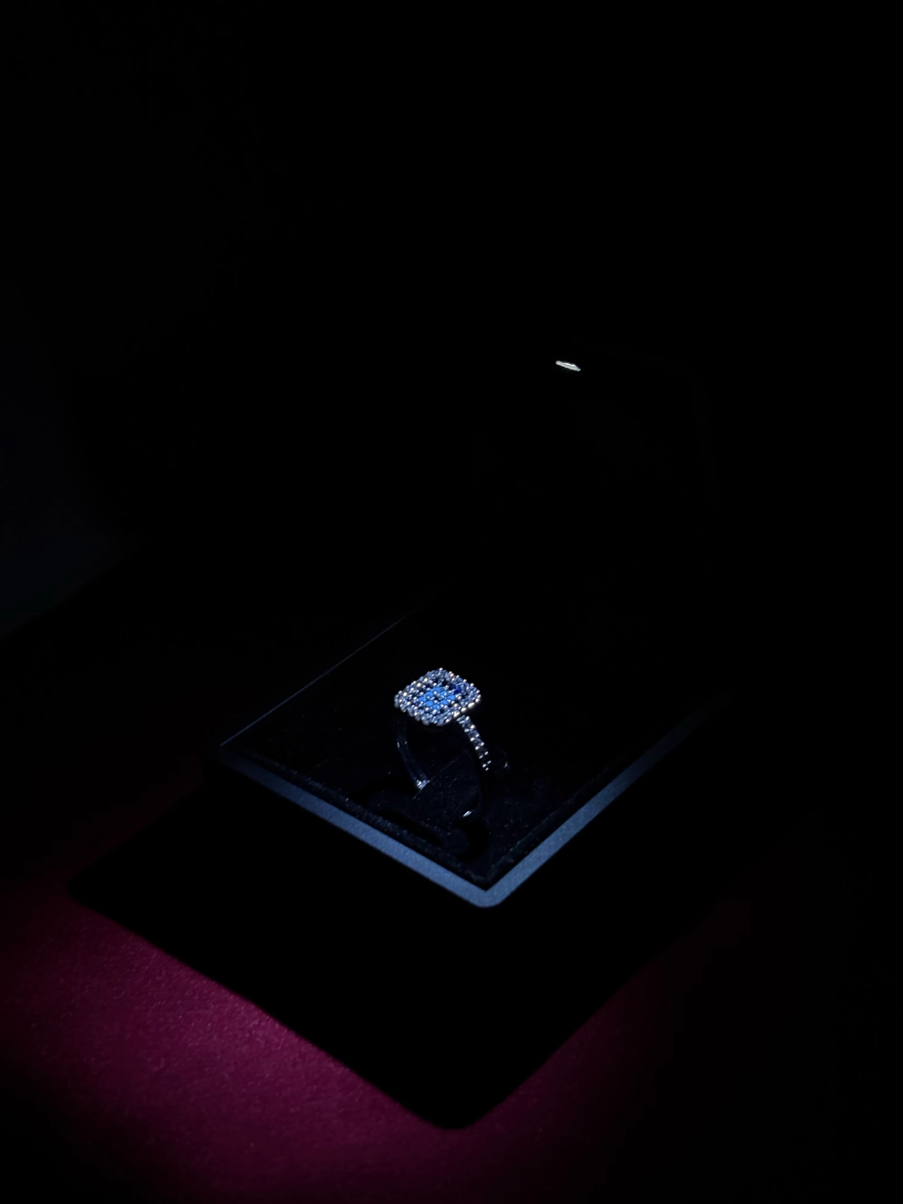 Zirkon nazar boncuğu yüzük (GÜMÜŞ)