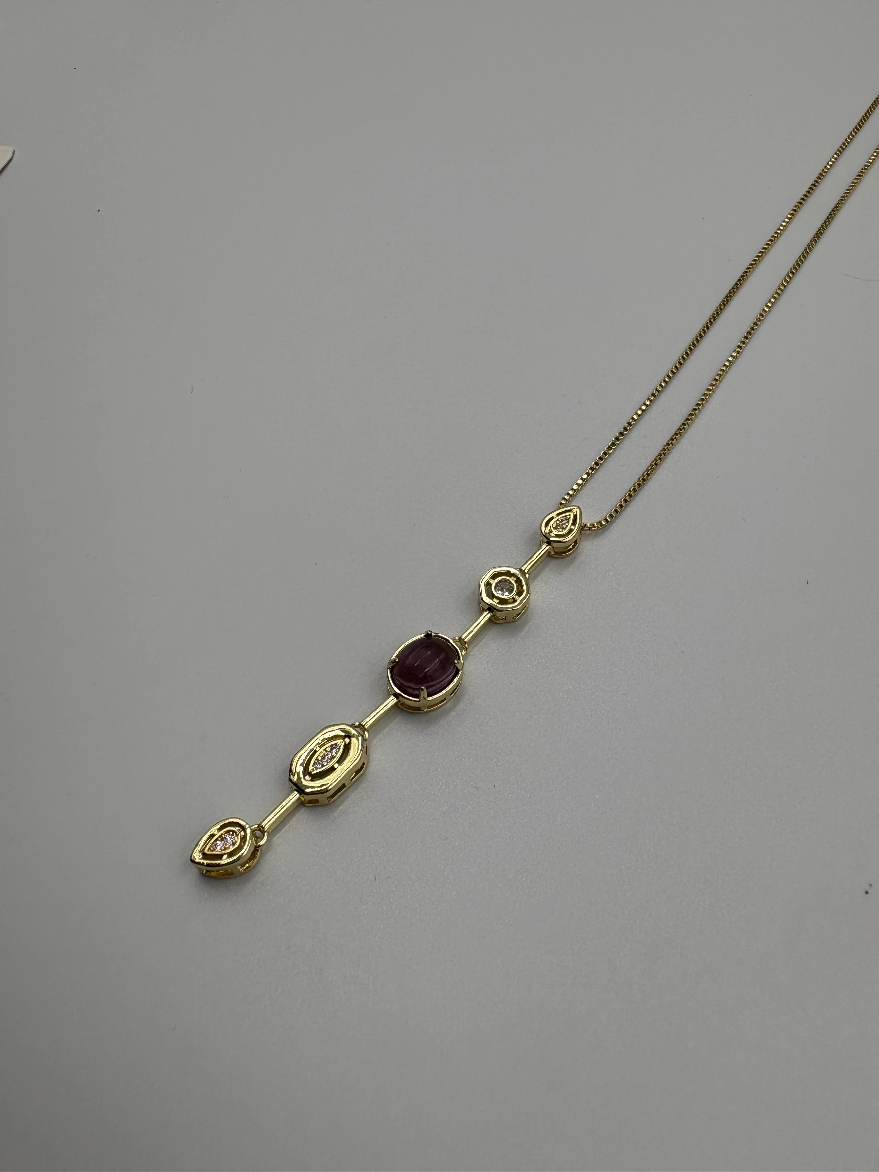 Taş Tasarım Y kolye