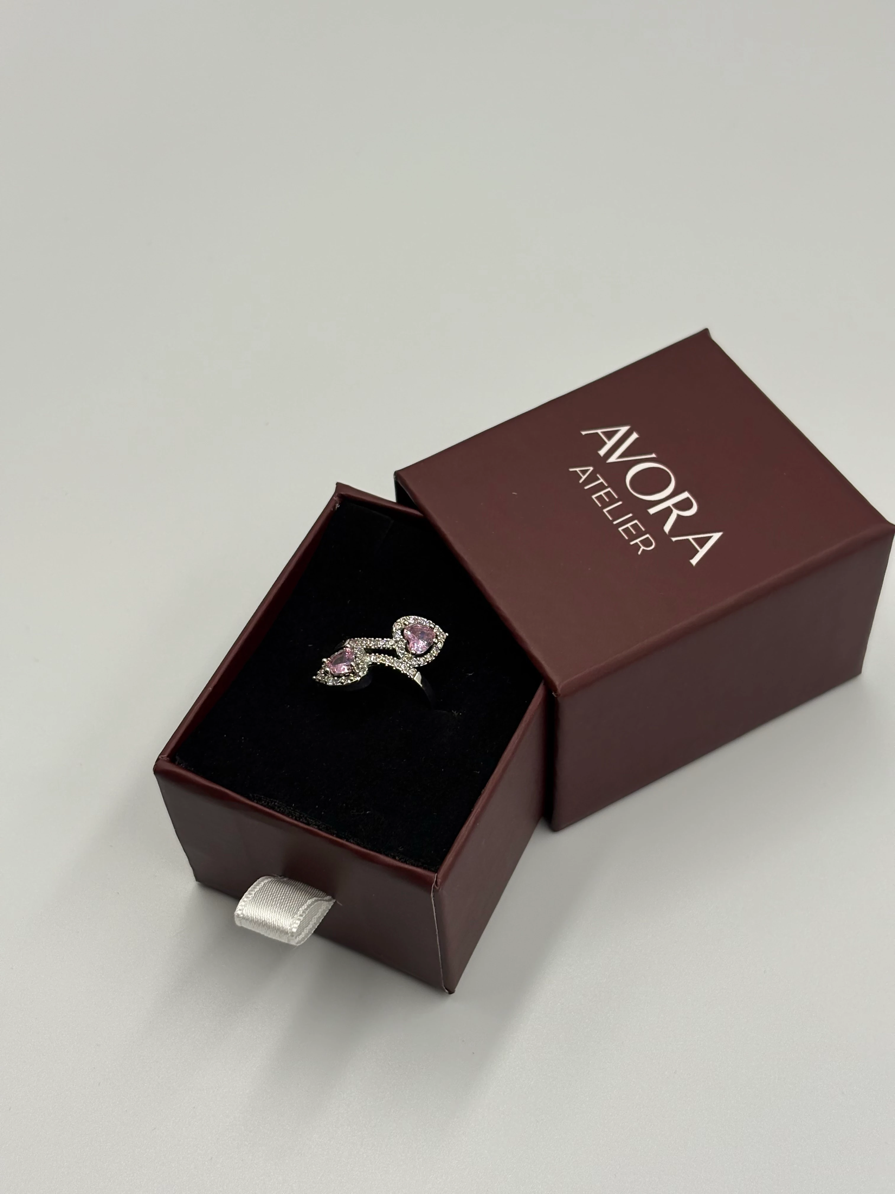 Twins of love pembe yüzük