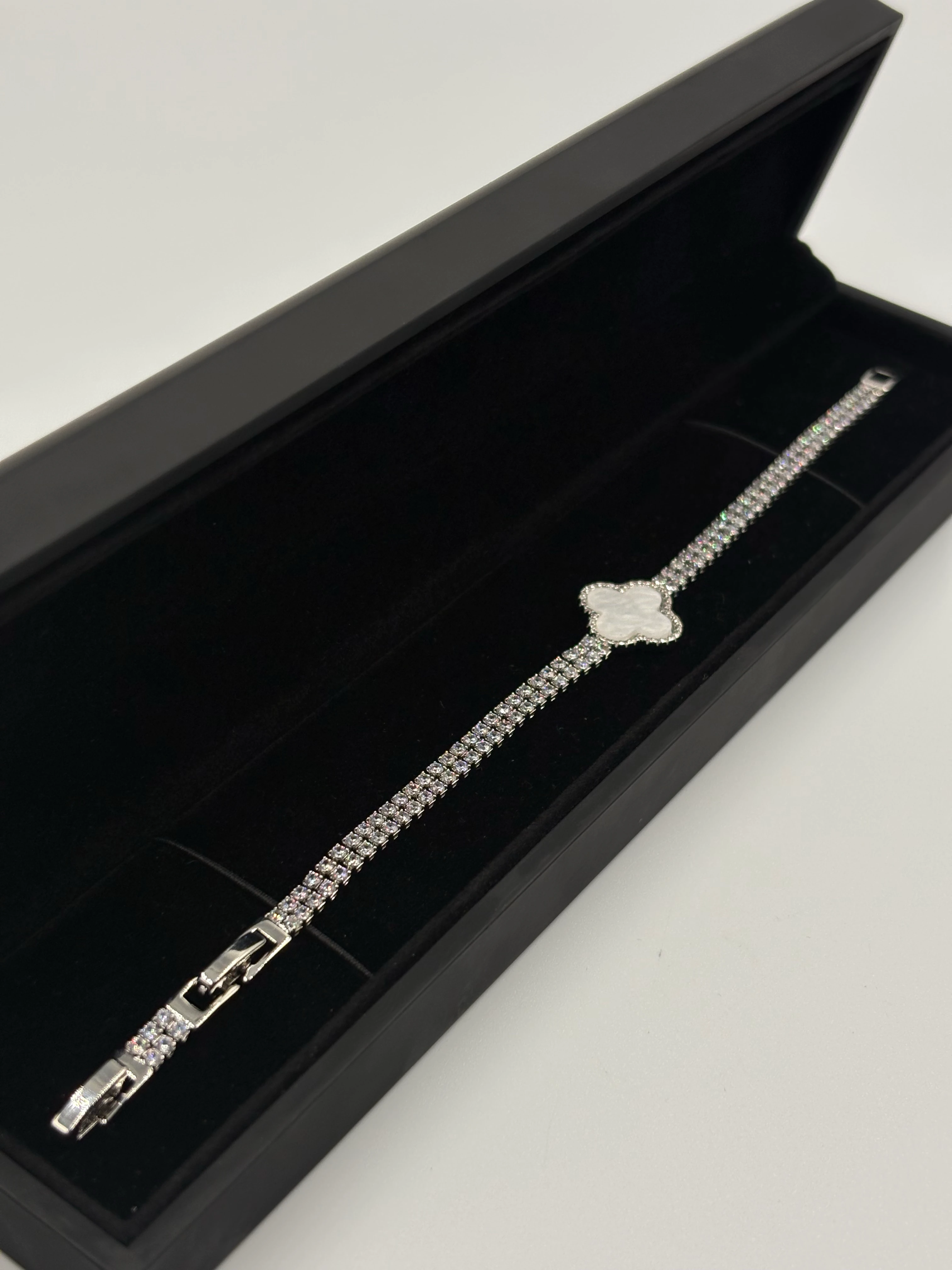 Glam yonca Bileklik (SİLVER)