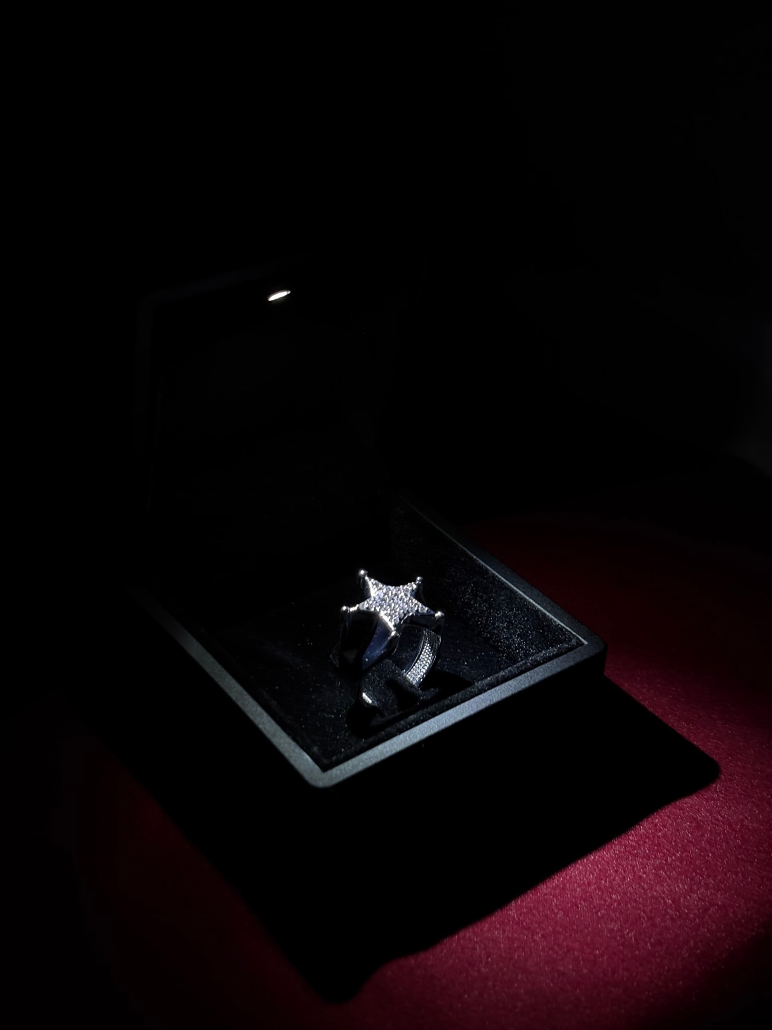 Canopus Yıldız Detaylı yüzük  (SİLVER)