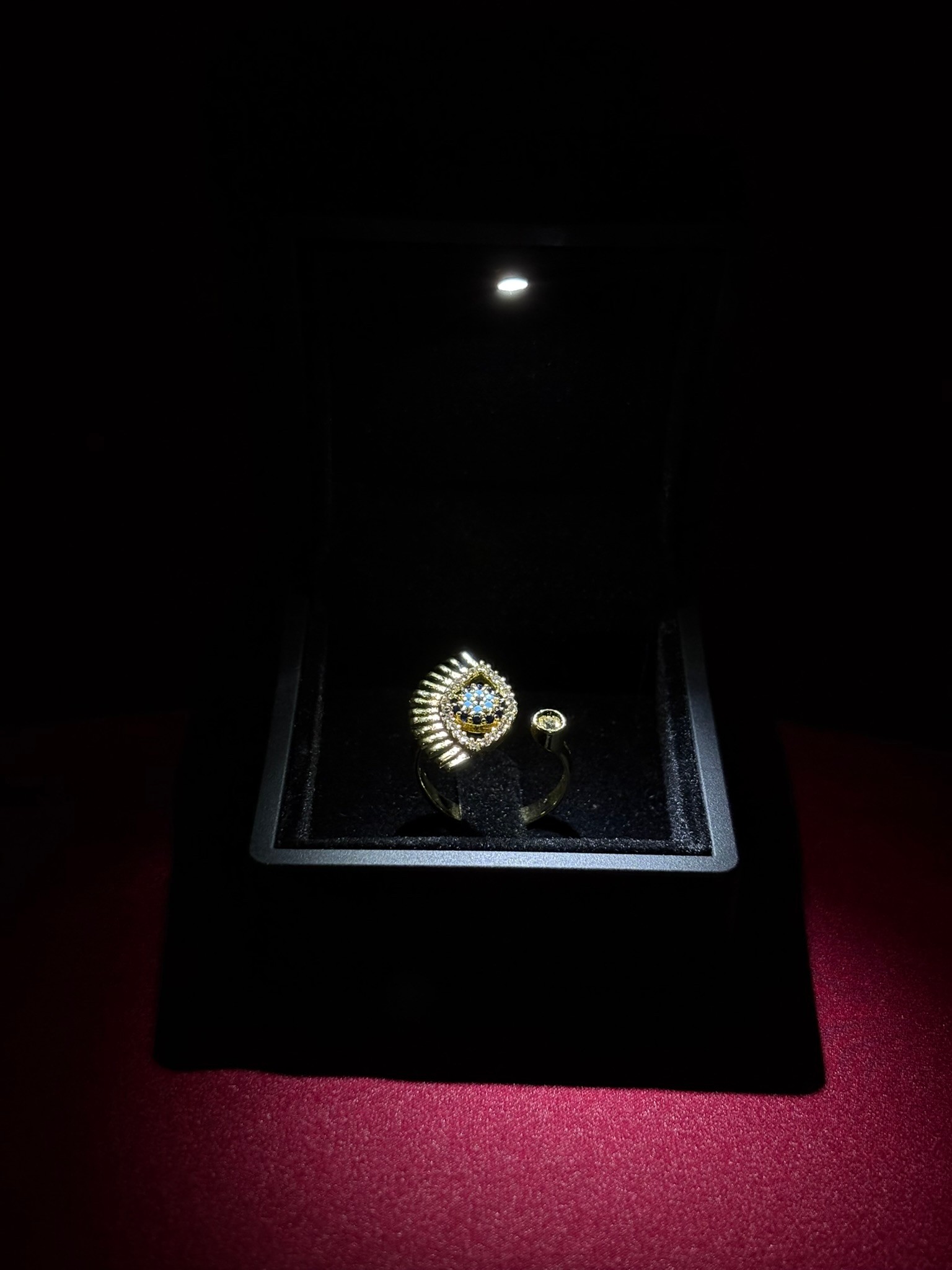 Manifest Detaylı yüzük (GOLD)