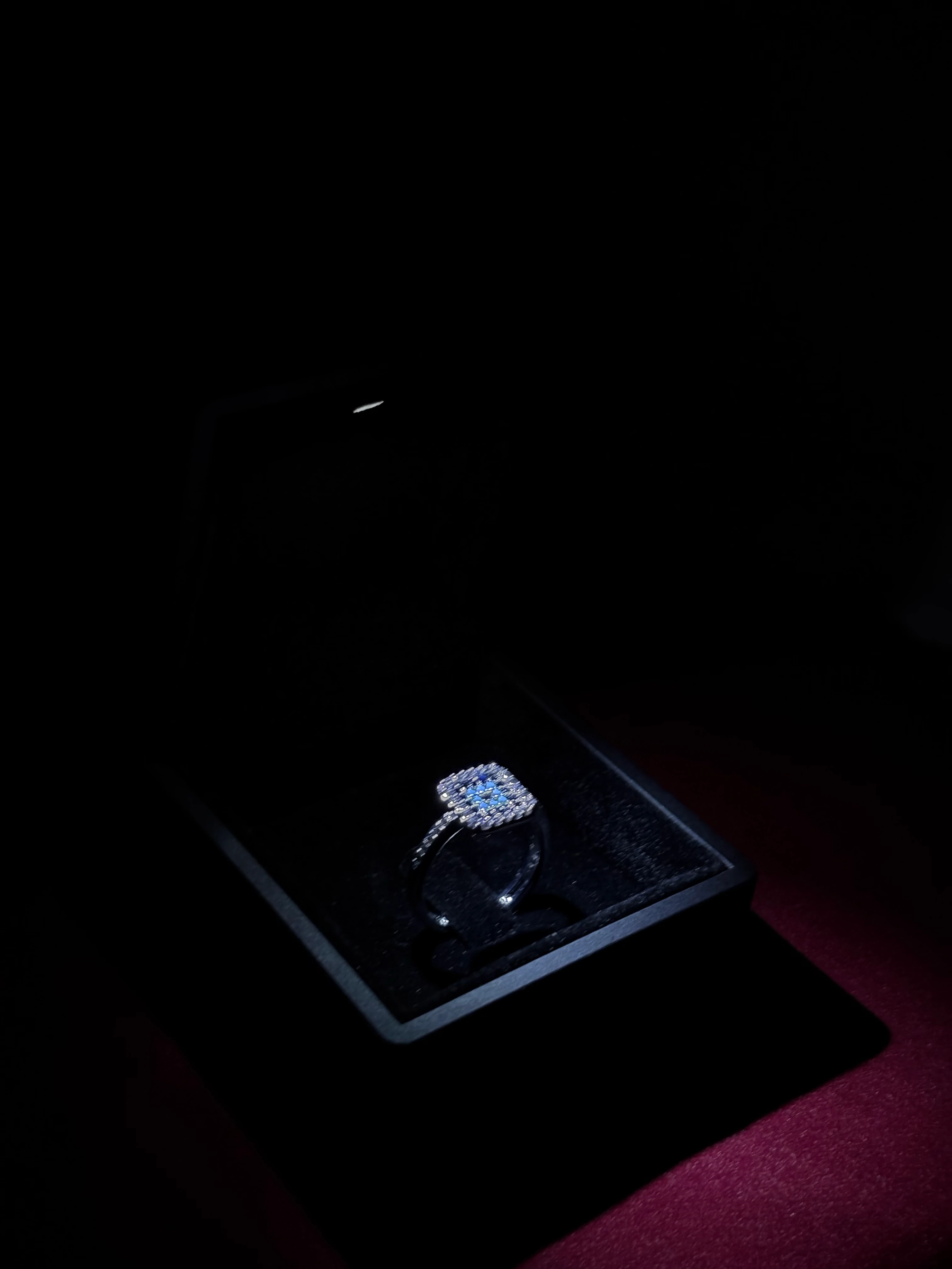 Zirkon nazar boncuğu yüzük (GÜMÜŞ)