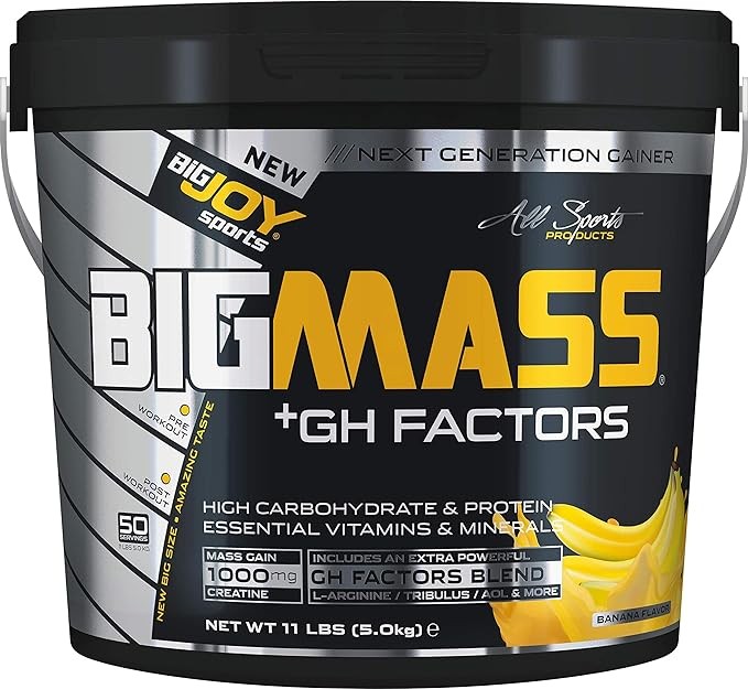 Bigjoy Bigmass Gh Factors Karbonhidrat Tozu - Muz Aromalı 5000 GR