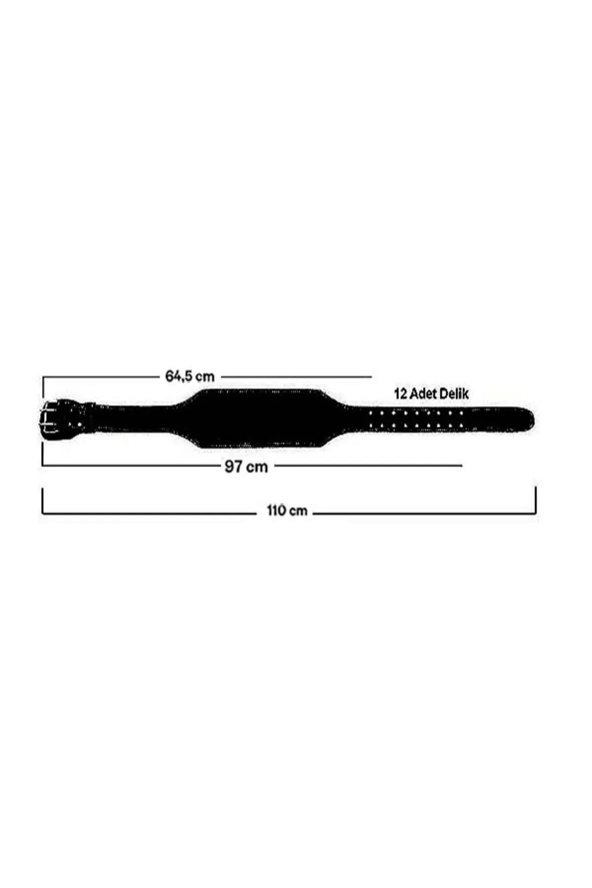 E-HSPORT Ağırlık Kemeri Anımal (unısex/110cm)