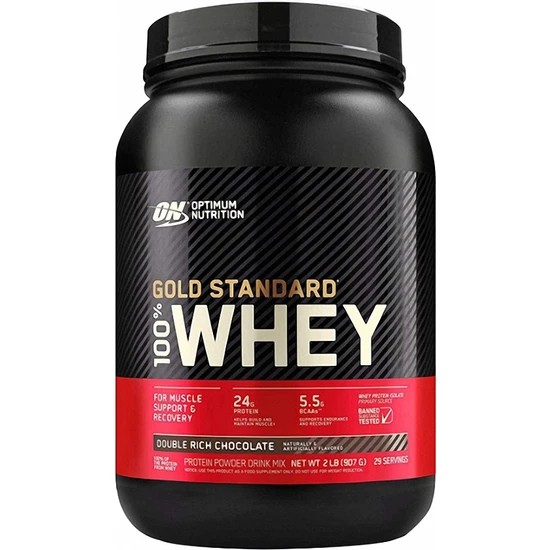 Optimum Nutrition Gold Standard Whey Protein Tozu 908 Gr Çikolata Aromalı