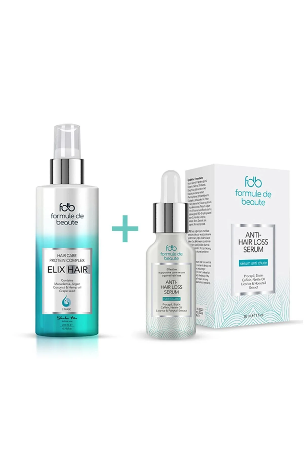 Saç Dökülmesine Karşı Serum ve Saç Bakım Elixiri Seti