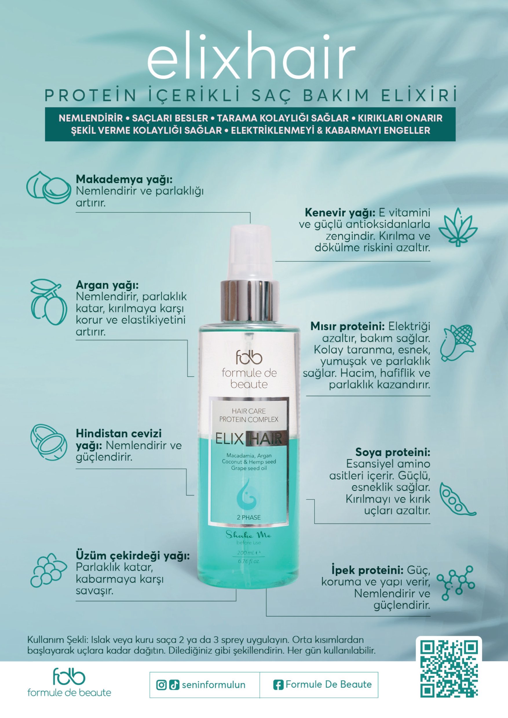 Saç Dökülmesine Karşı Serum ve Saç Bakım Elixiri Seti