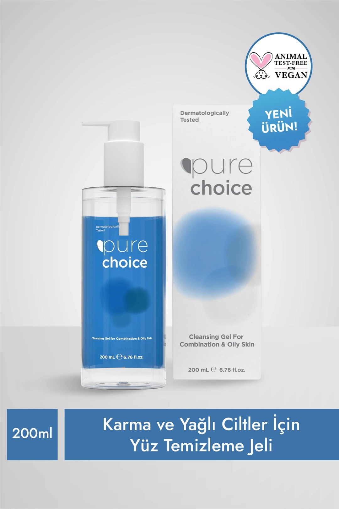 Karma ve Yağlı Ciltler İçin Yüz Temizleme Jeli - 200mL